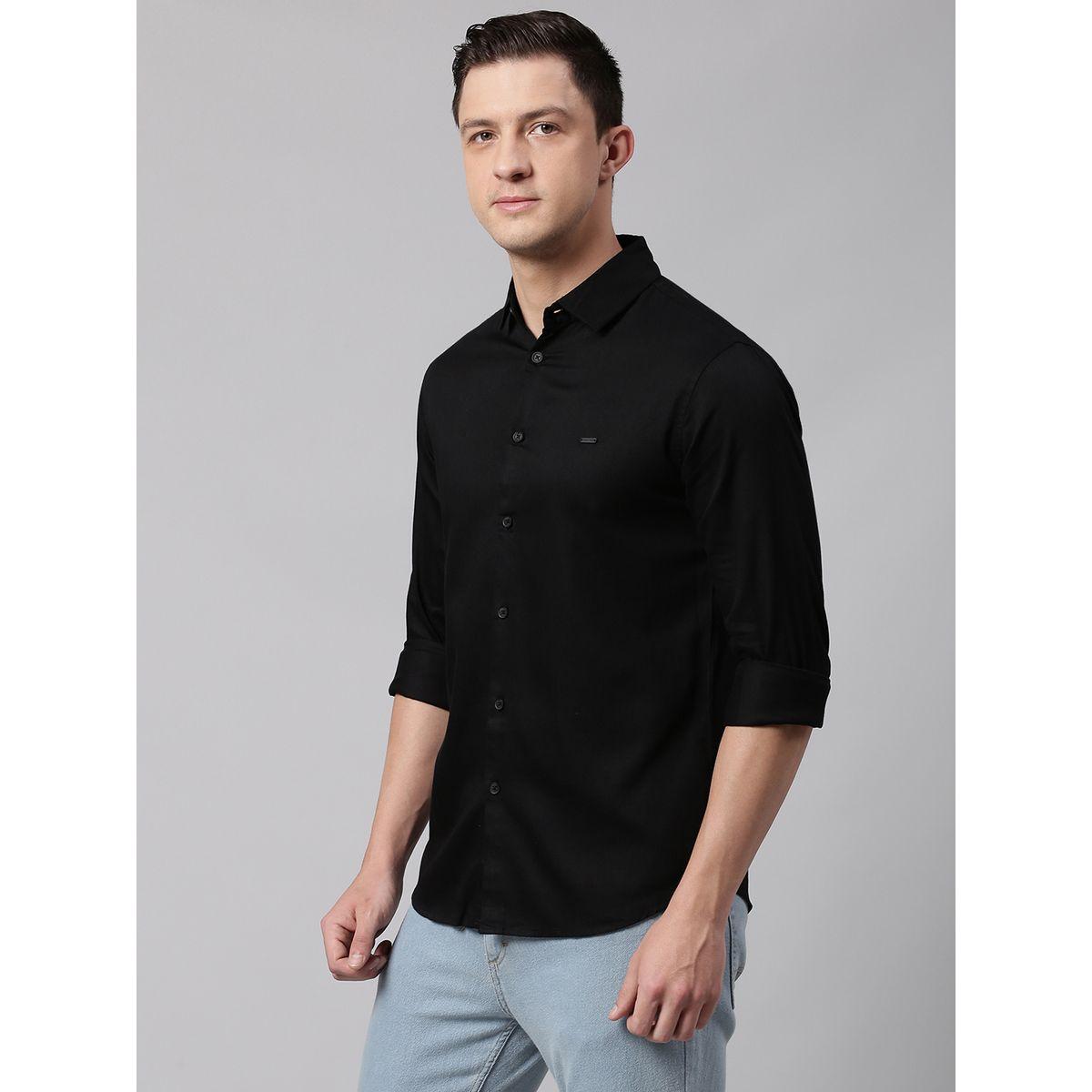 Dennis Lingo X Styli  Solid Button Through Casual Shirt-men-clothing-shirts-image-1