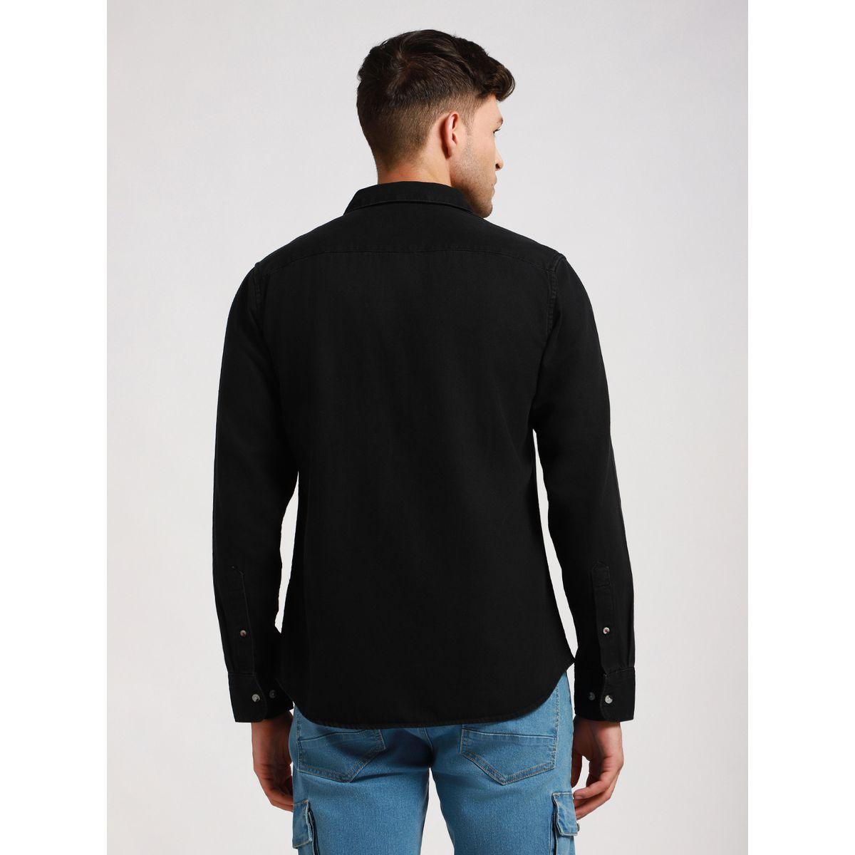 Dennis Lingo X Styli  Solid Casual Shirt with Flap Pocket-men-clothing-shirts-image-3