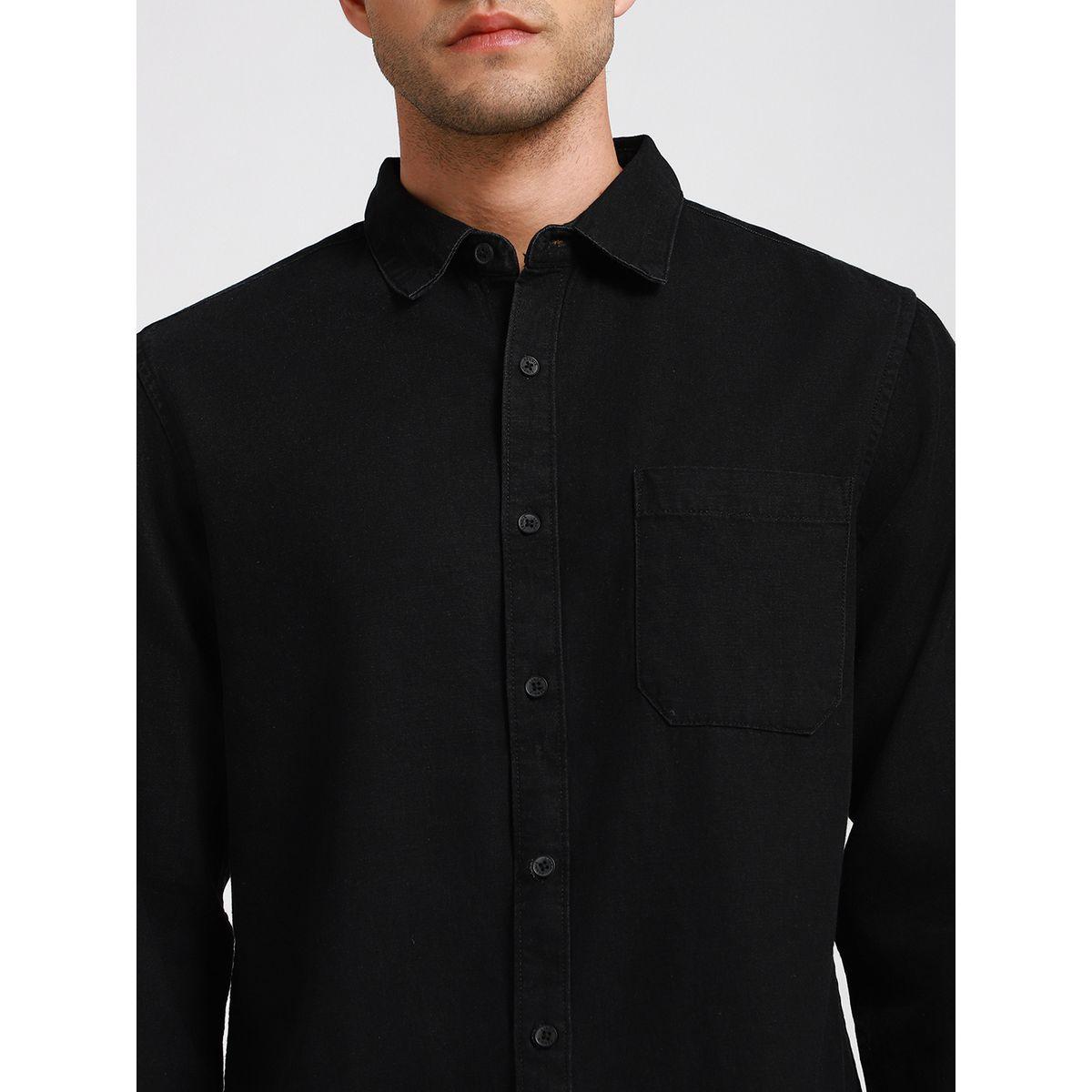 Dennis Lingo X Styli  Solid Slim Fit Casual Shirt-men-clothing-shirts-image-2