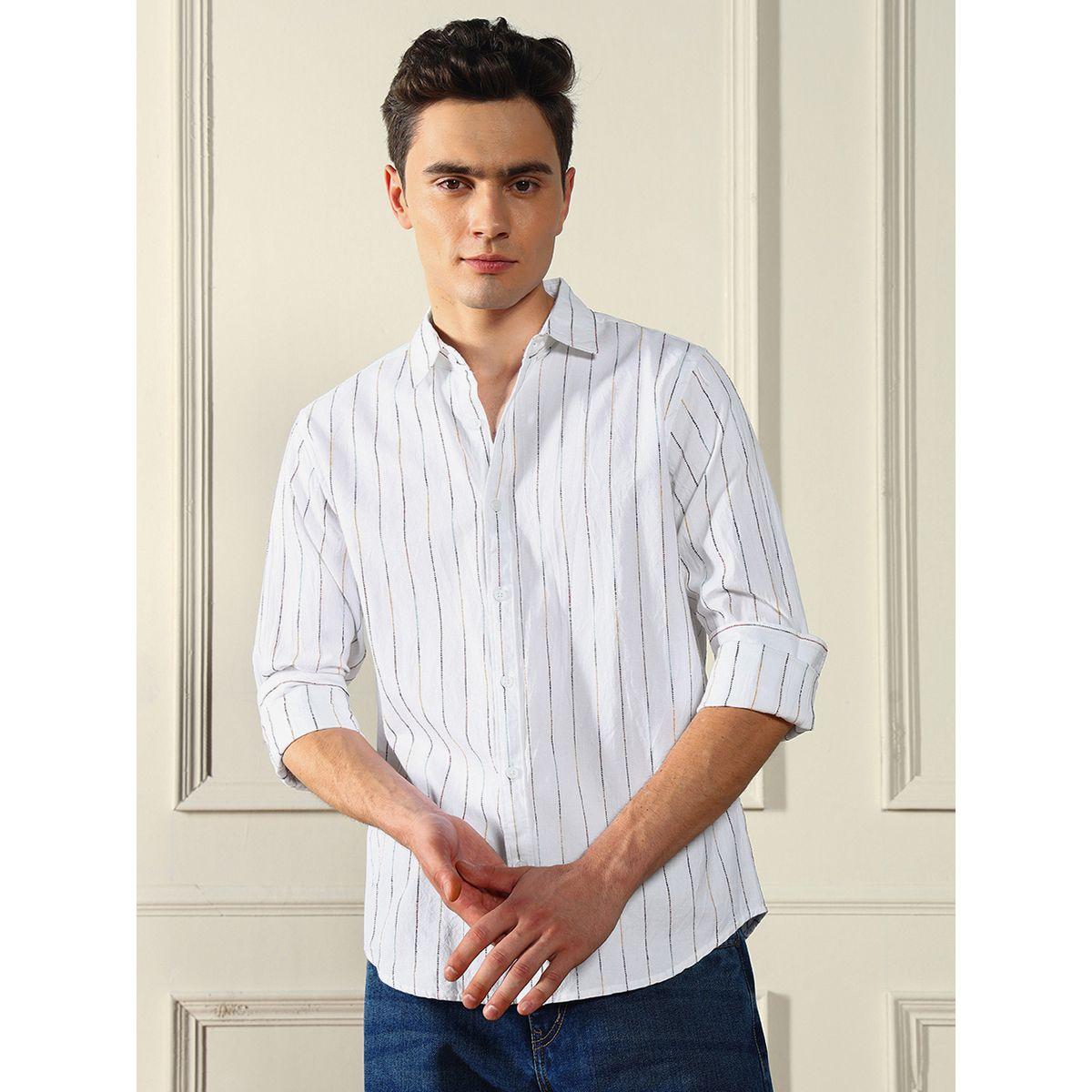 Dennis Lingo X Styli  Striped Slim Fit Casual Shirt-men-clothing-shirts-image-1