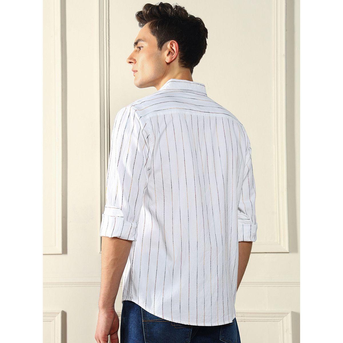 Dennis Lingo X Styli  Striped Slim Fit Casual Shirt-men-clothing-shirts-image-3