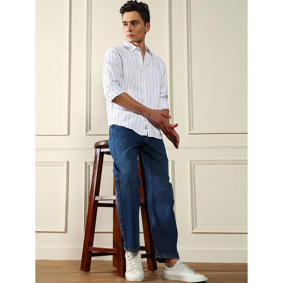 Dennis Lingo X Styli  Striped Slim Fit Casual Shirt-men-clothing-shirts-image-4