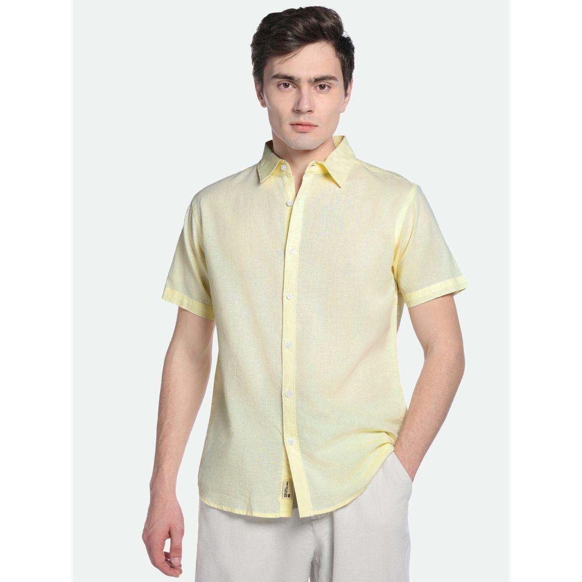 Dennis Lingo X Styli  Solid Cotton Casual Shirt-men-clothing-shirts-image-1