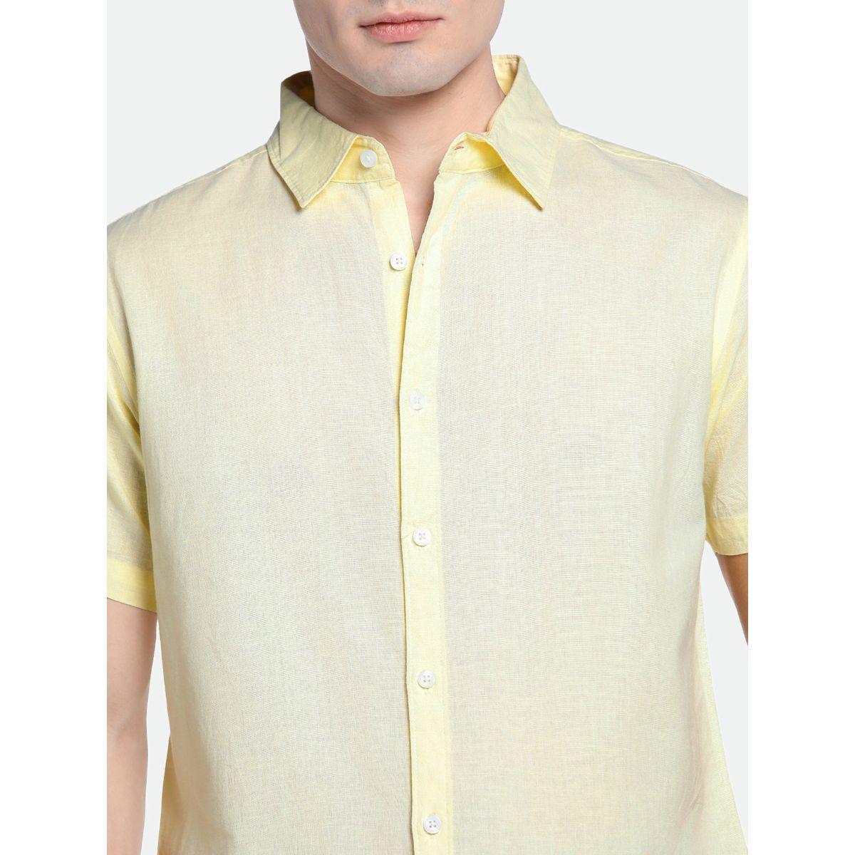Dennis Lingo X Styli  Solid Cotton Casual Shirt-men-clothing-shirts-image-2