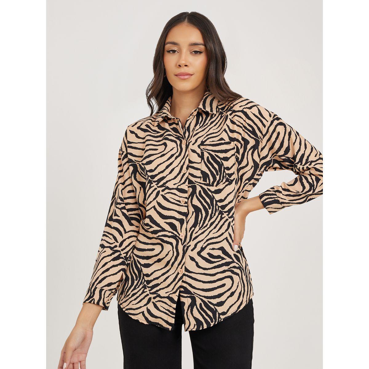 Styli Animal Print Regular Fit Shirt-women-clothing-shirtsandblouses-shirts-image-2