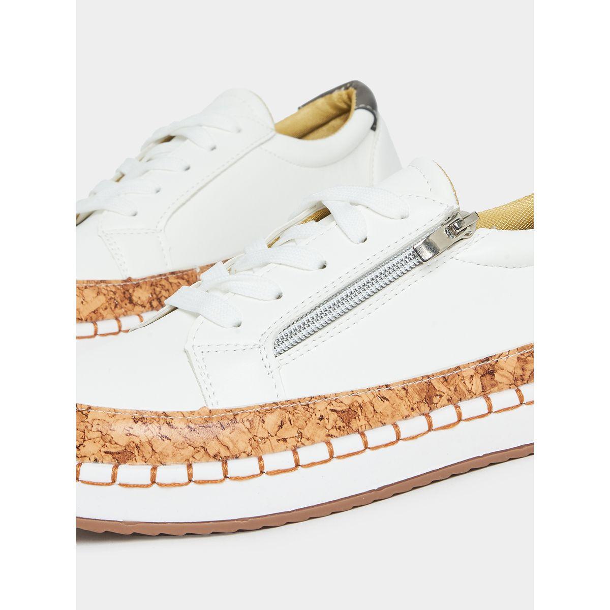 Styli Zip Side Detail Lace Up Casual Shoes-women-shoes-loafersandmoccasins-image-4