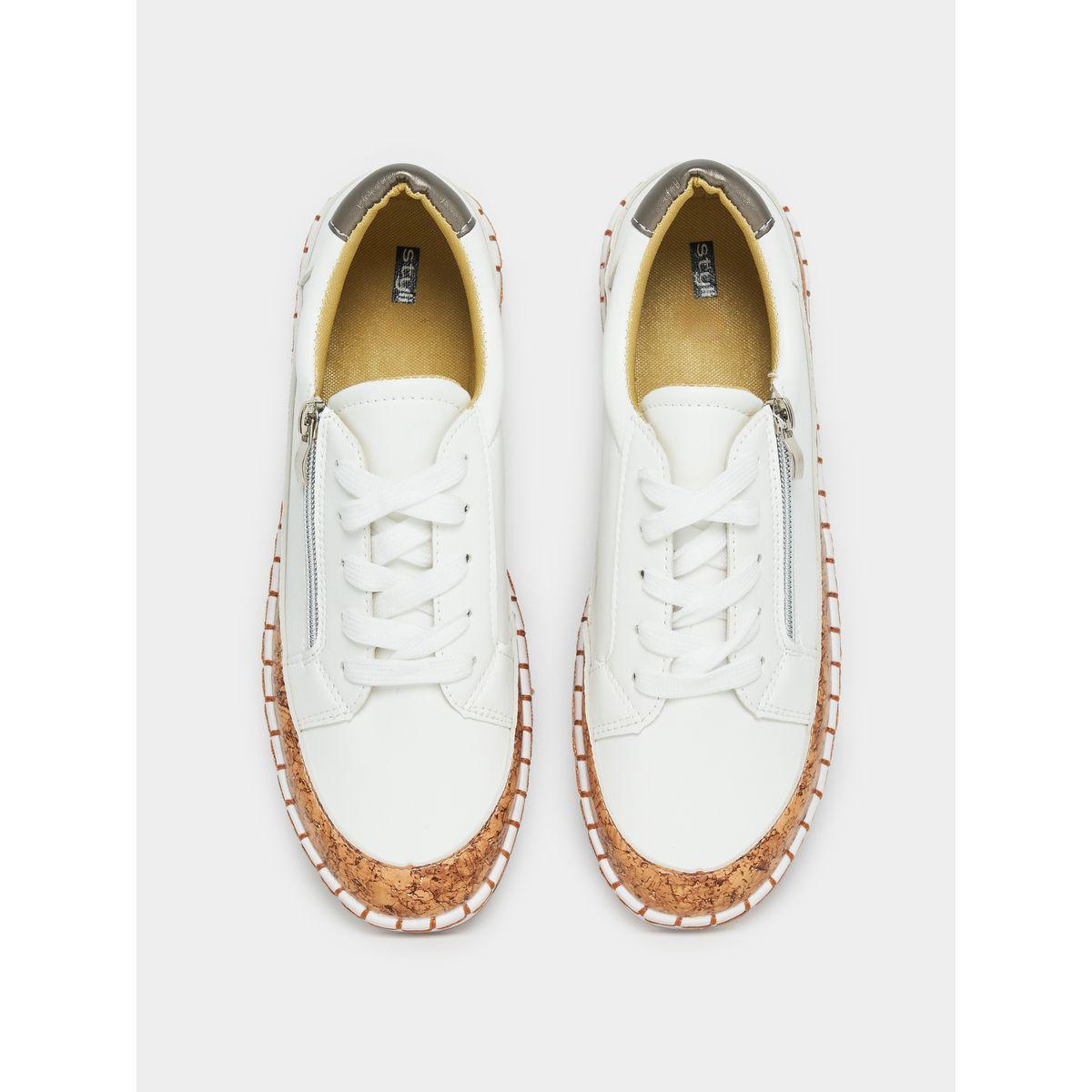 Styli Zip Side Detail Lace Up Casual Shoes-women-shoes-loafersandmoccasins-image-5