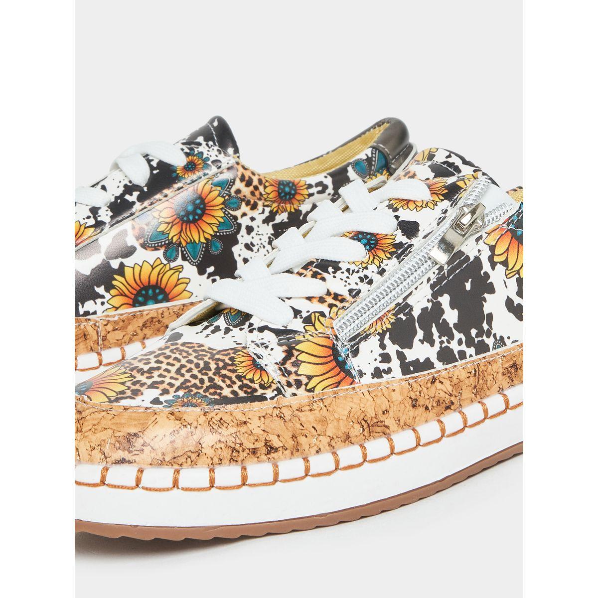 Styli Multi Print Lace Up Casual Shoes-women-shoes-loafersandmoccasins-image-4
