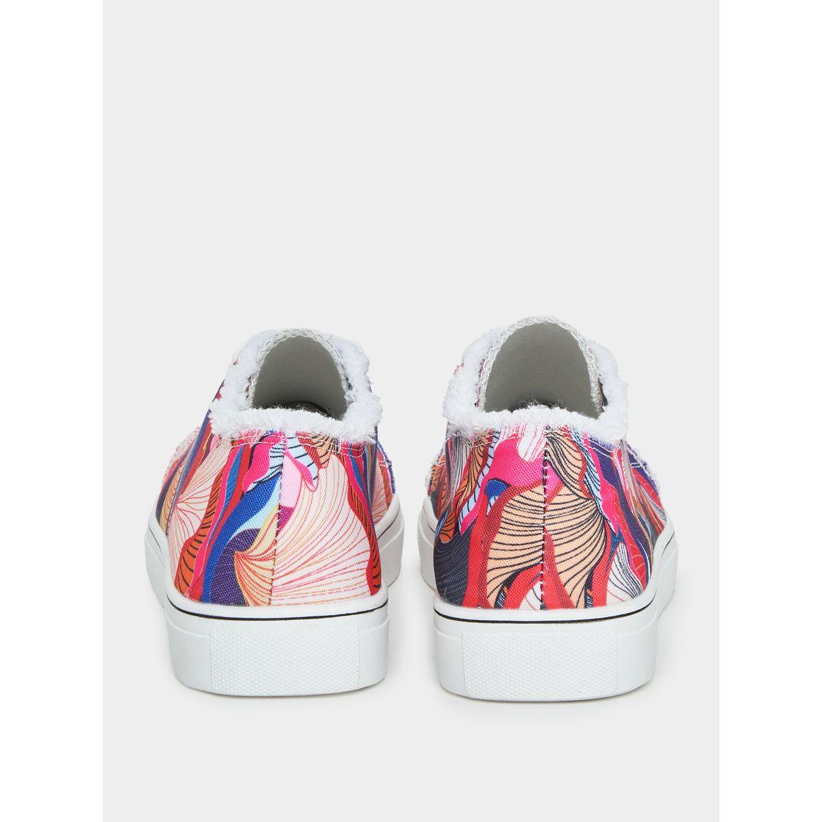 Styli Abstract Print Canvas Casual Shoes-women-shoes-loafersandmoccasins-image-3