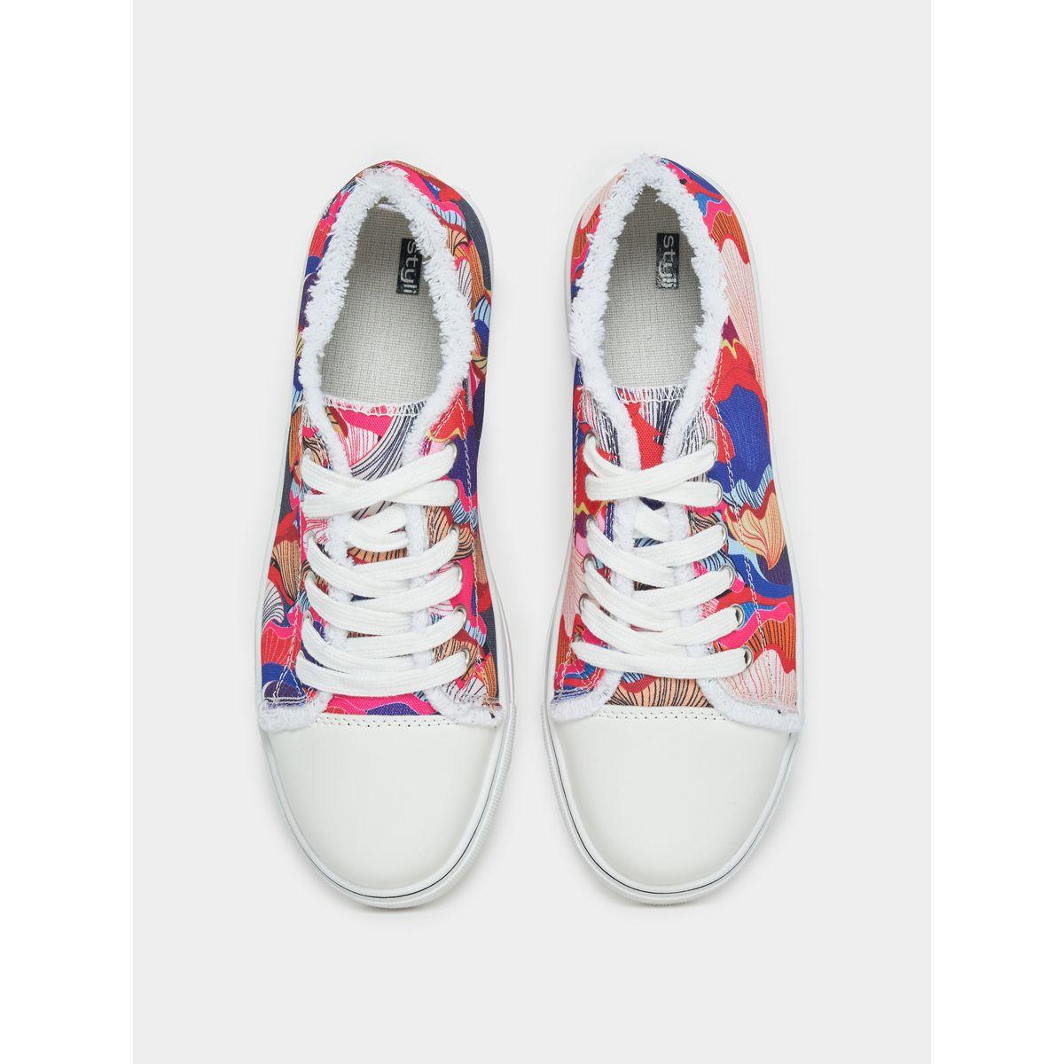 Styli Abstract Print Canvas Casual Shoes-women-shoes-loafersandmoccasins-image-5