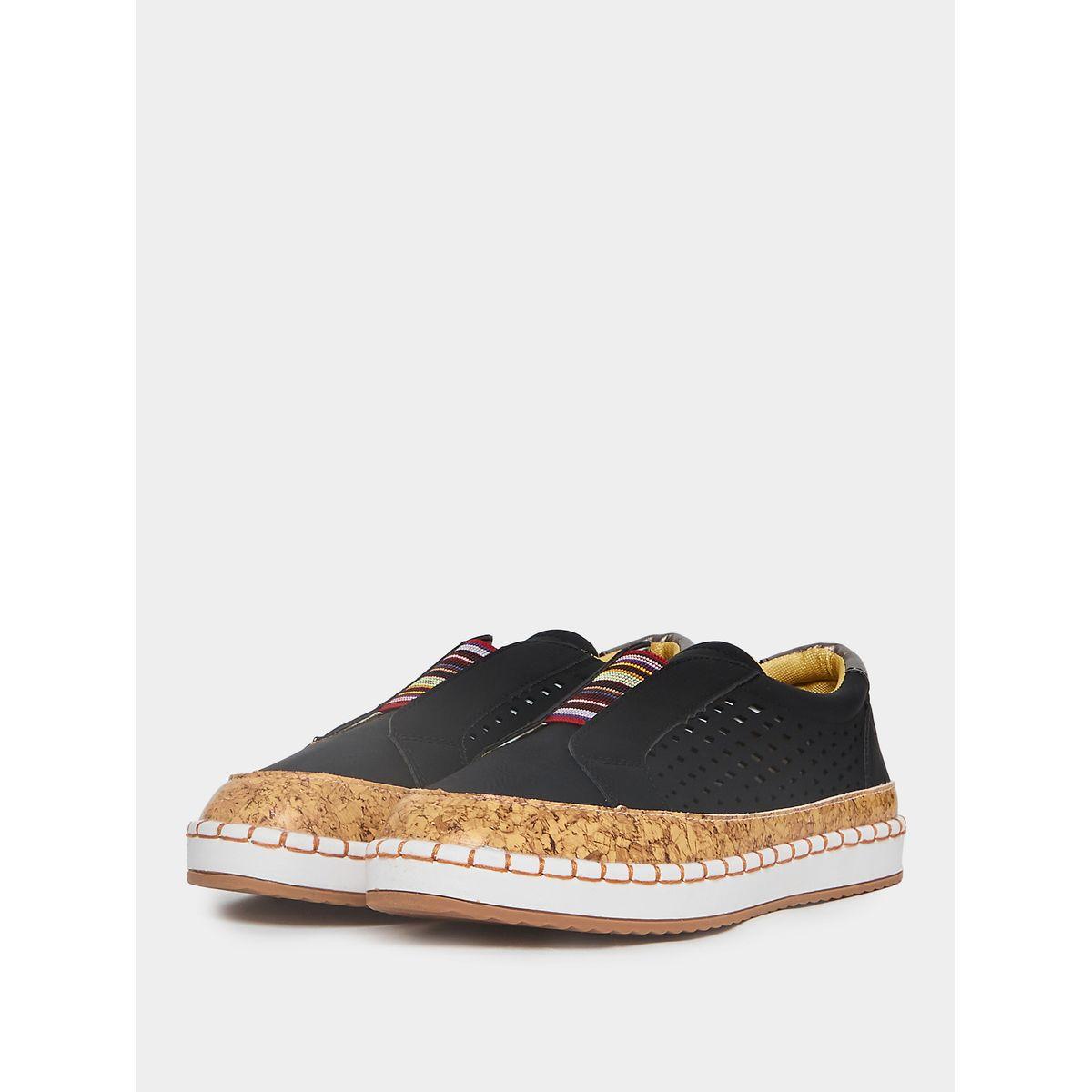 Styli Cut-Work Detail Slip On Casual Shoes-women-shoes-loafersandmoccasins-image-3