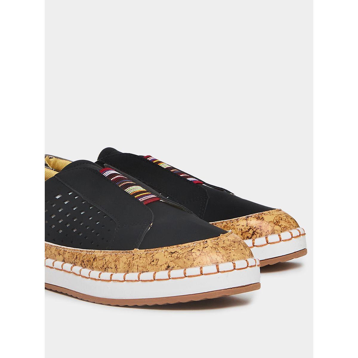 Styli Cut-Work Detail Slip On Casual Shoes-women-shoes-loafersandmoccasins-image-4