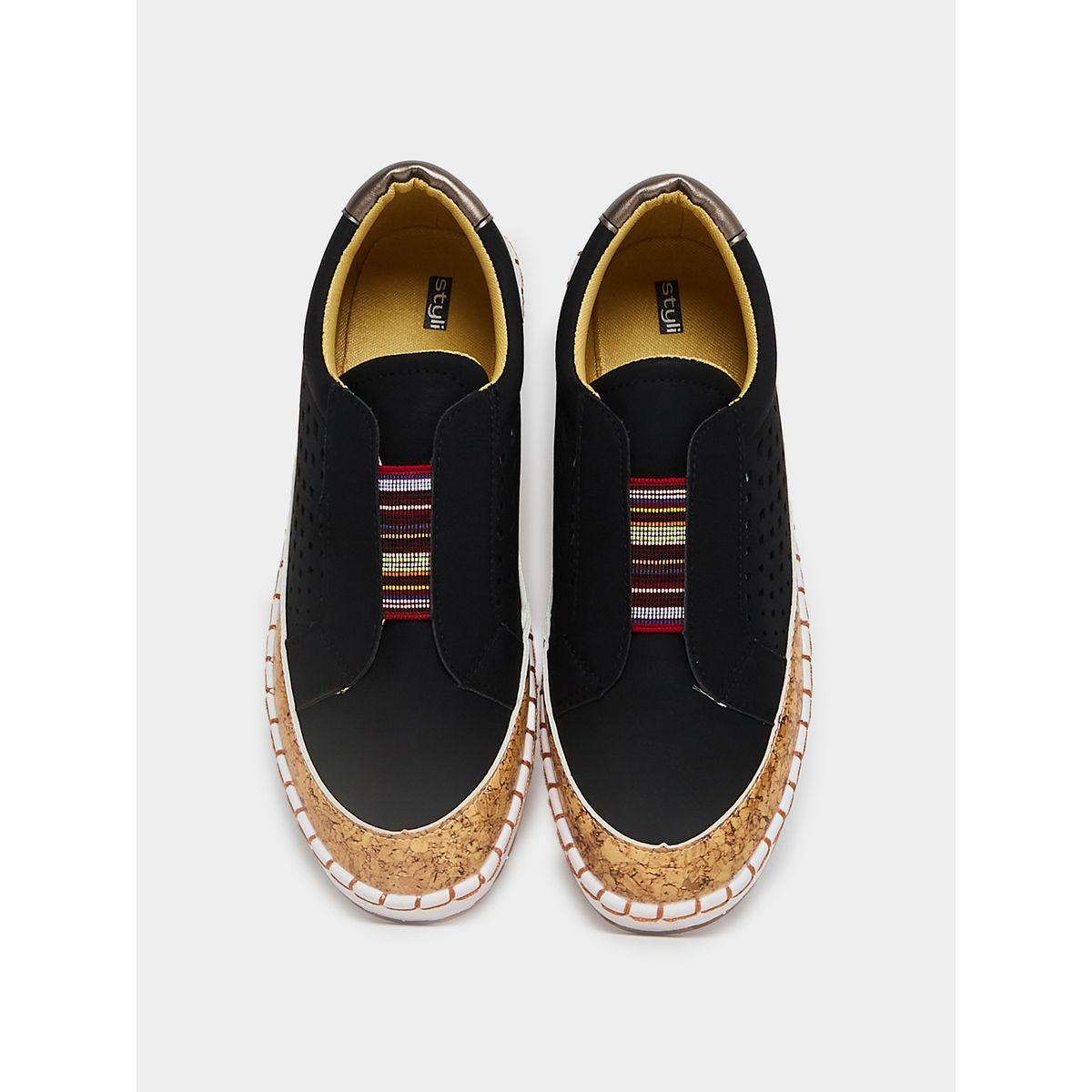 Styli Cut-Work Detail Slip On Casual Shoes-women-shoes-loafersandmoccasins-image-6
