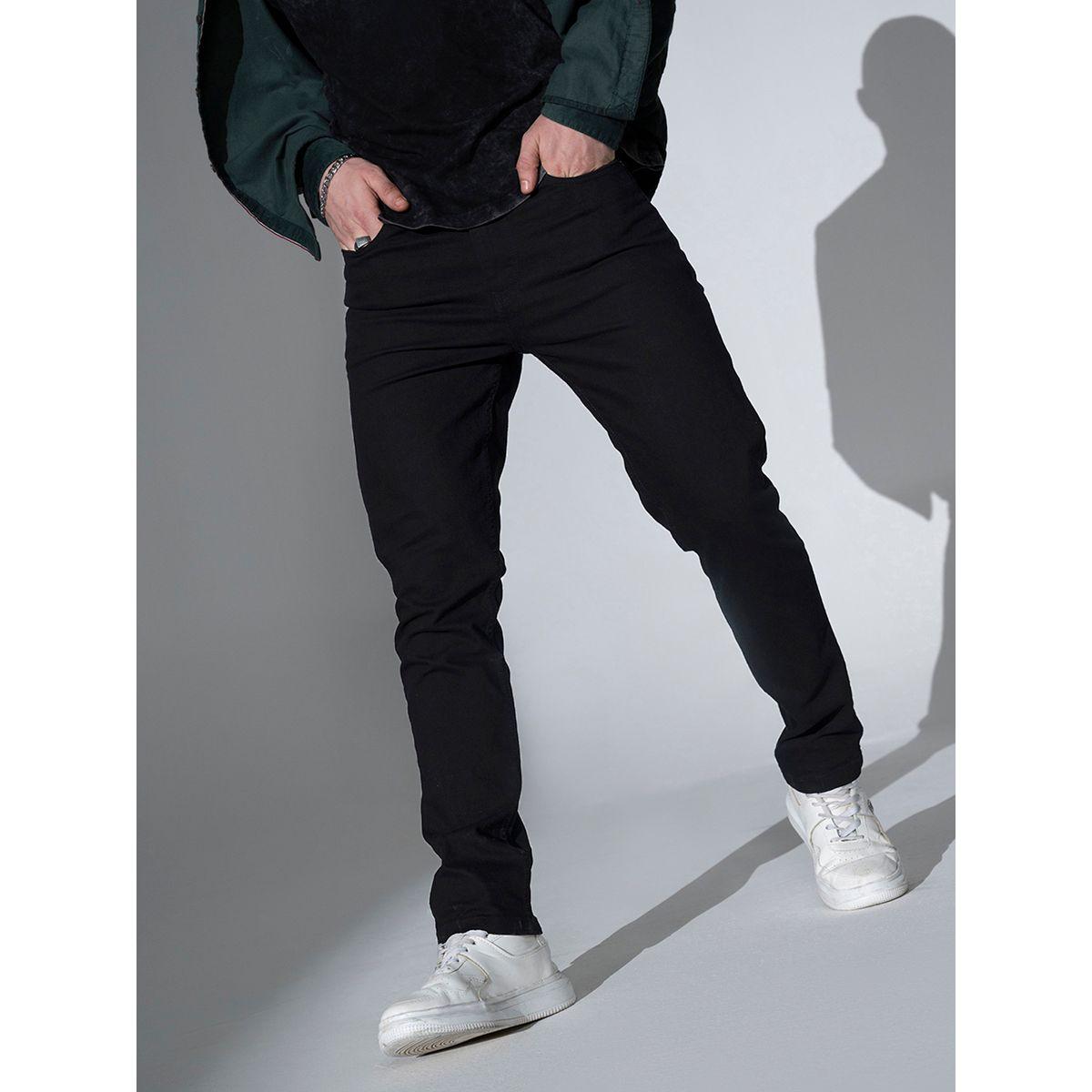 Hubberholme X Styli  Mid Rise Clean Look Slim Fit Jeans-men-clothing-bottoms-jeans-image-1