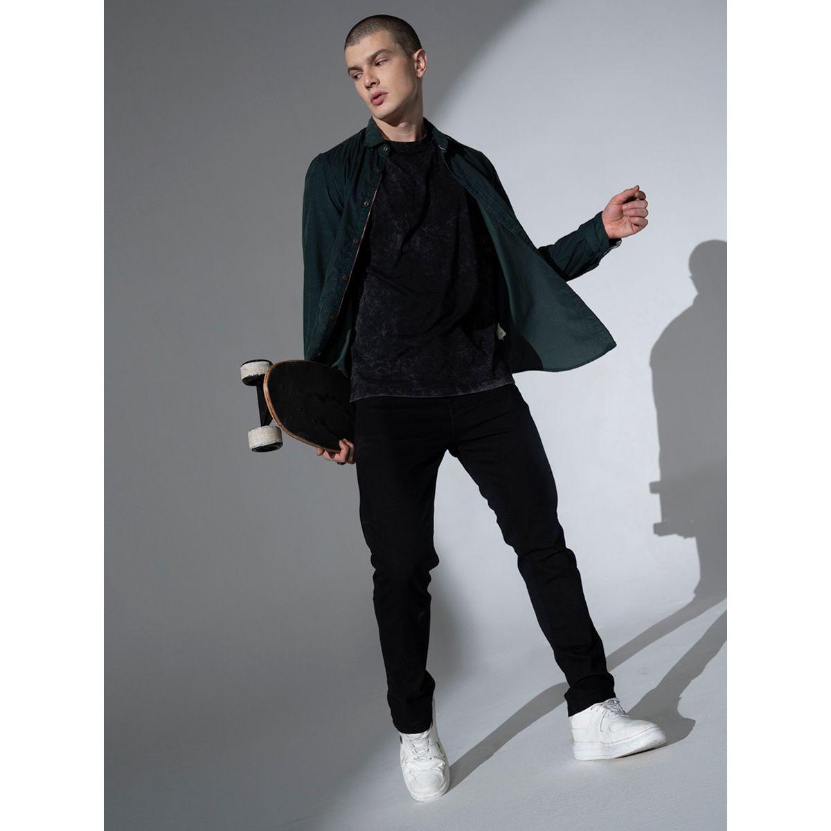 Hubberholme X Styli  Mid Rise Clean Look Slim Fit Jeans-men-clothing-bottoms-jeans-image-5