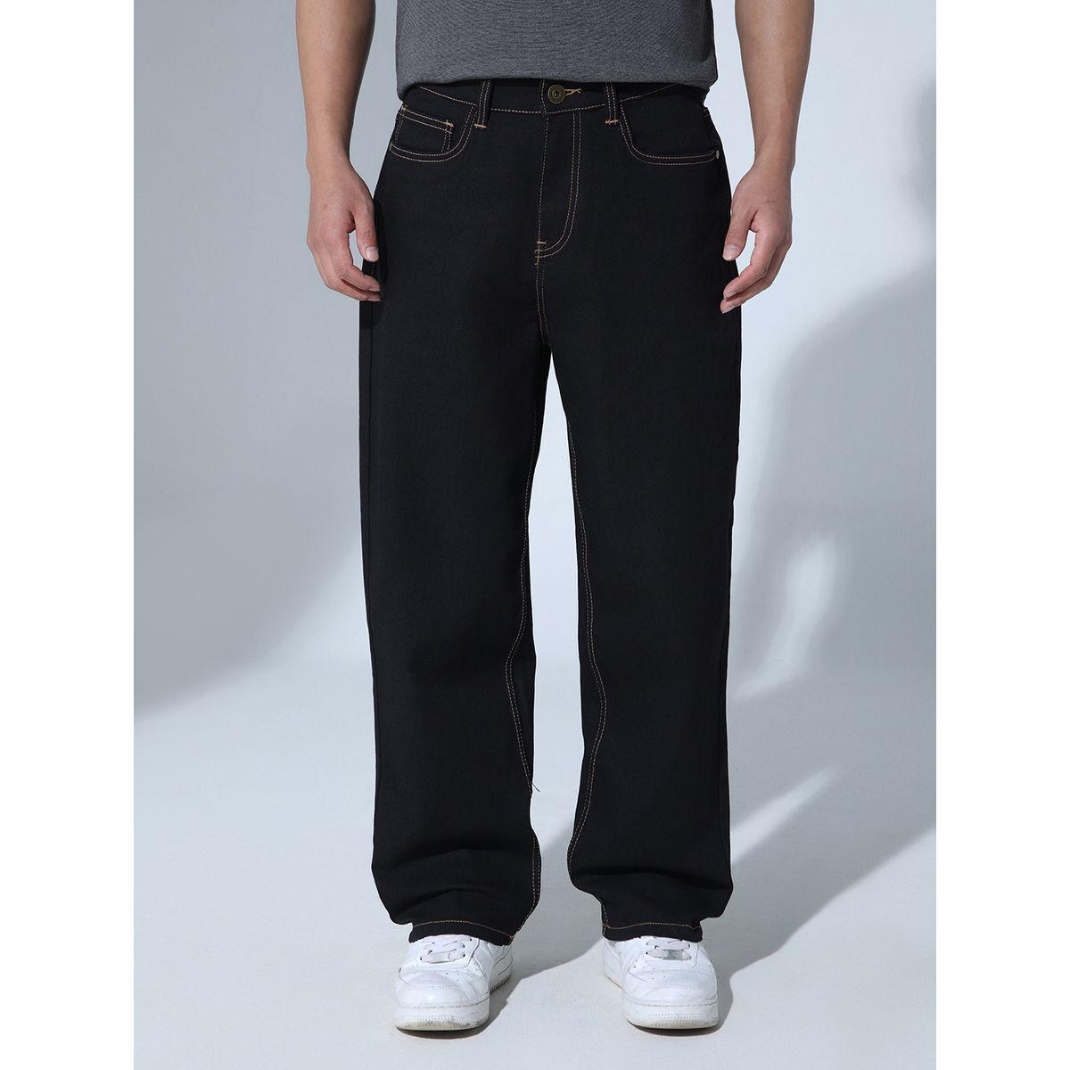 جينز بنسيج قابل للتمدد مع قصة مريحة هابر هولم × ستايلي-men-clothing-bottoms-jeans-image-1