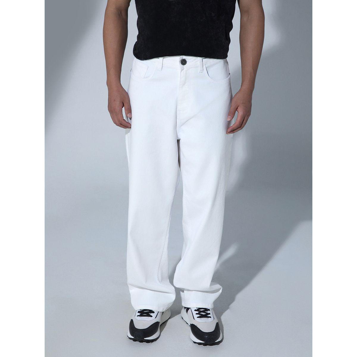 جينز بنسيج قابل للتمدد مع قصة مريحة هابر هولم × ستايلي-men-clothing-bottoms-jeans-image-1