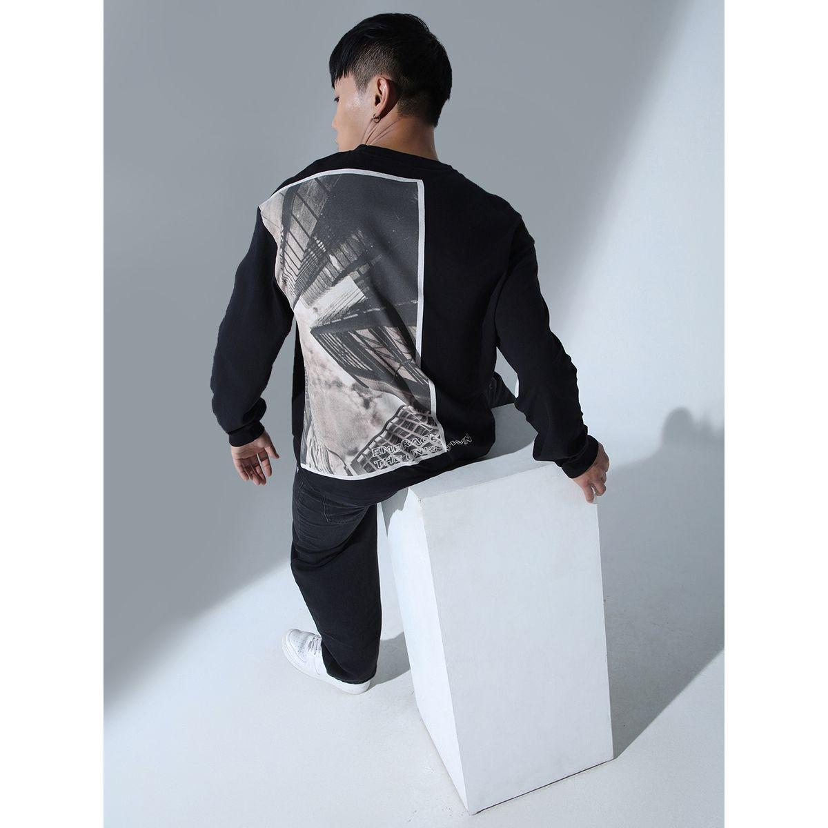 Hubberholme X Styli  Back & Front Graphic Print T-Shirt with Long Sleeves-men-clothing-tshirtsandpolos-tshirts-image-7