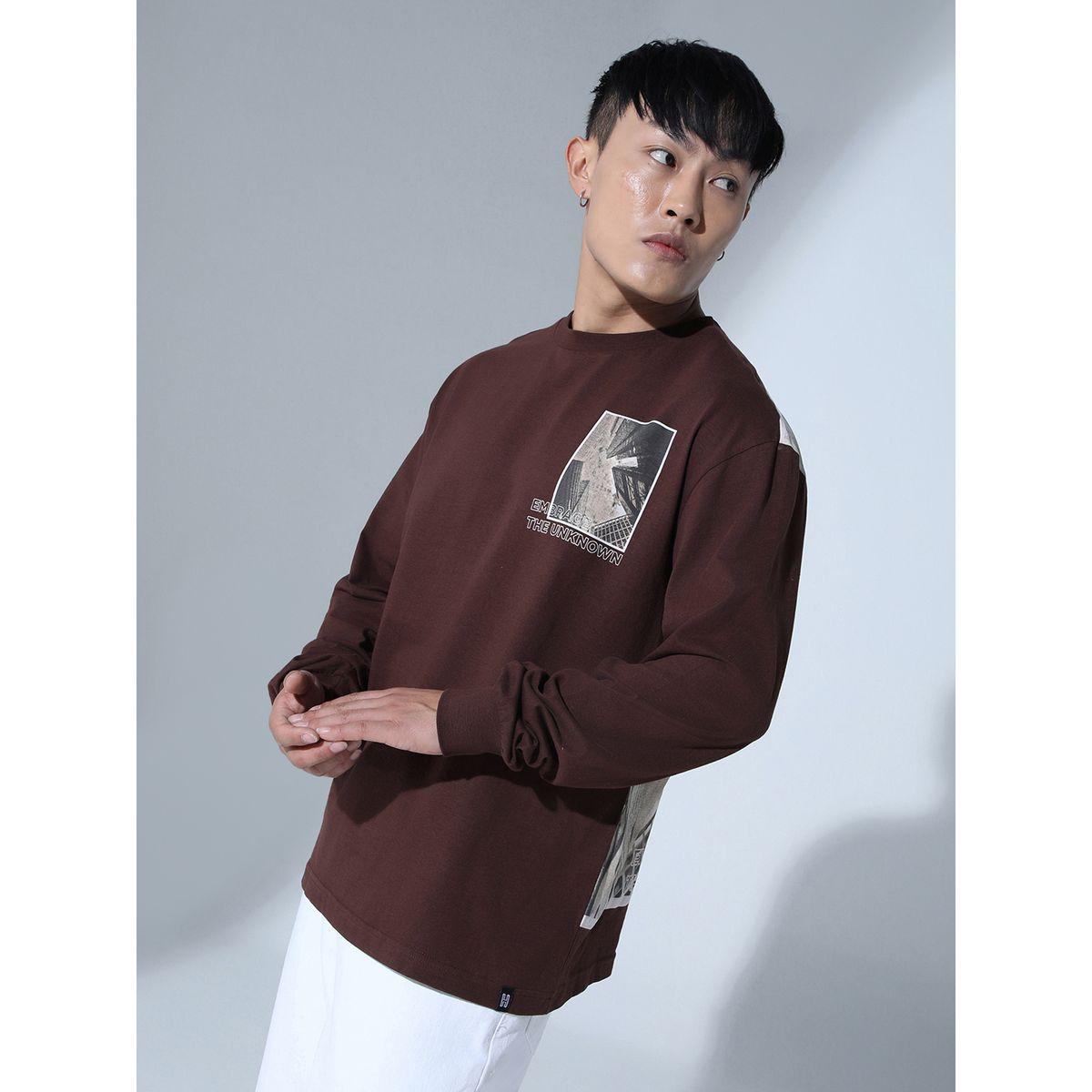 تيشيرت بطبعة جرافيك واكمام طويلة هابر هولم × ستايلي-men-clothing-tshirtsandpolos-tshirts-image-3