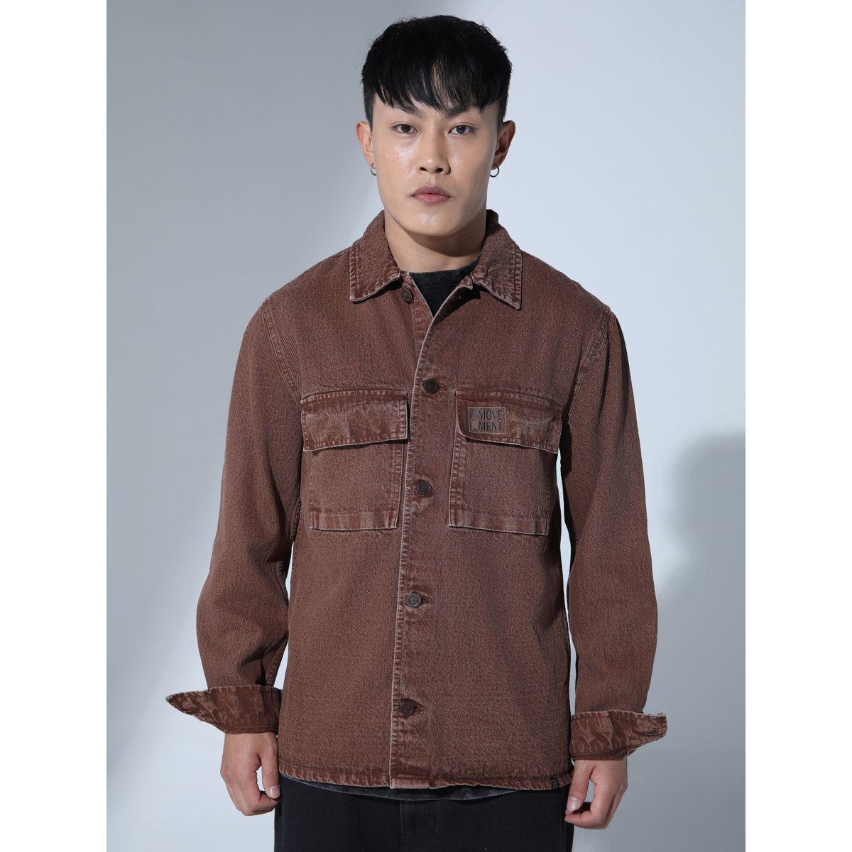 Hubberholme X Styli  Spread Collar Classic Opaque Cotton Oversized Shacket-men-clothing-jacketsandblazers-jackets-image-2