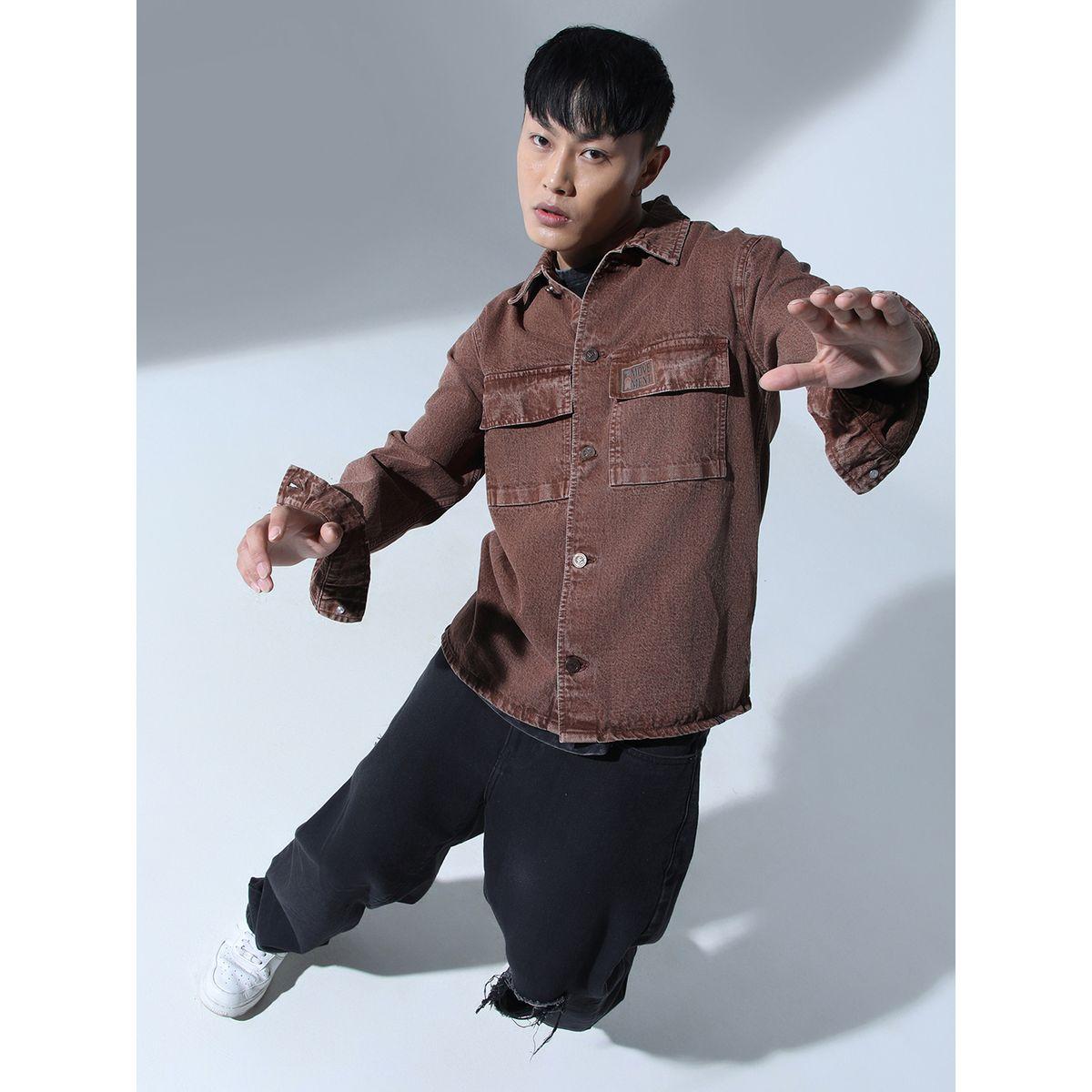 شاكيت قطن فضفاض بياقة سبريد هابر هولم × ستايلي-men-clothing-jacketsandblazers-jackets-image-6