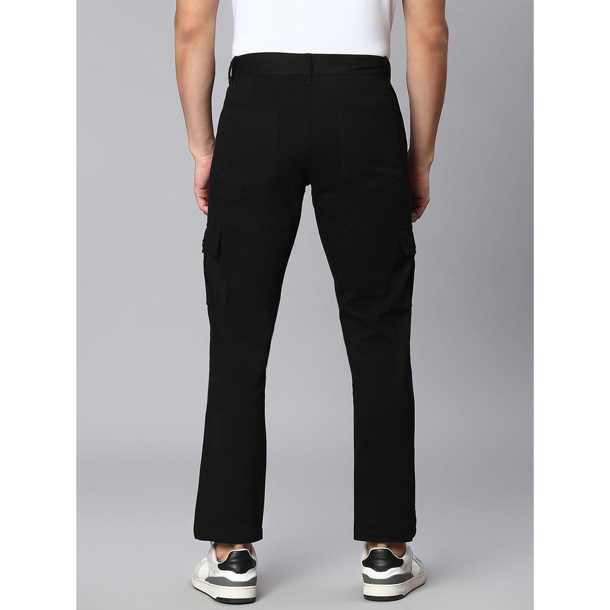Hubberholme X Styli  Mid Rise Solid Cargo Pants-men-clothing-bottoms-trousersandchinos-trousers-image-2