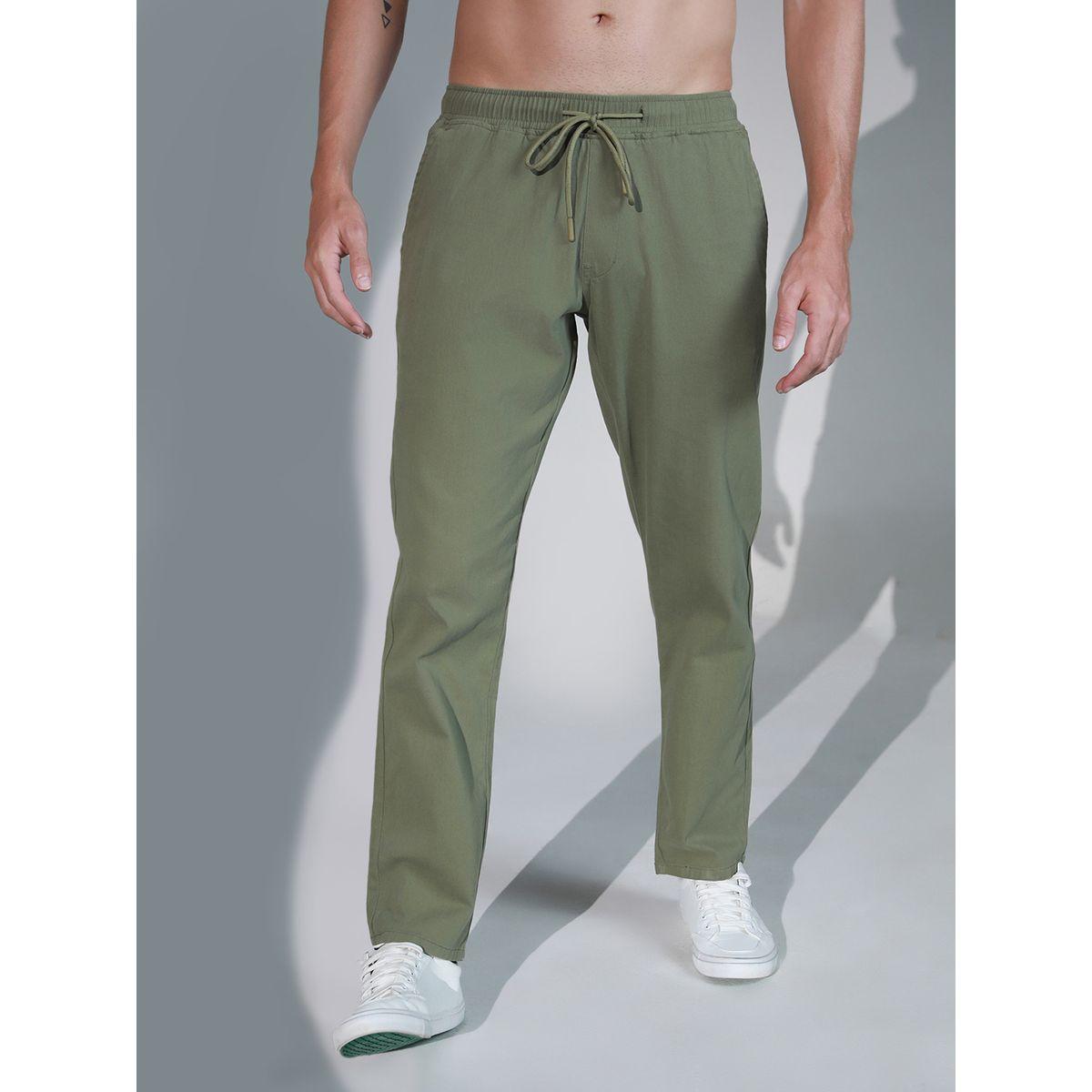 بنطال برباط خصر مع جيوب هابر هولم × ستايلي-men-clothing-bottoms-trousersandchinos-trousers-image-1
