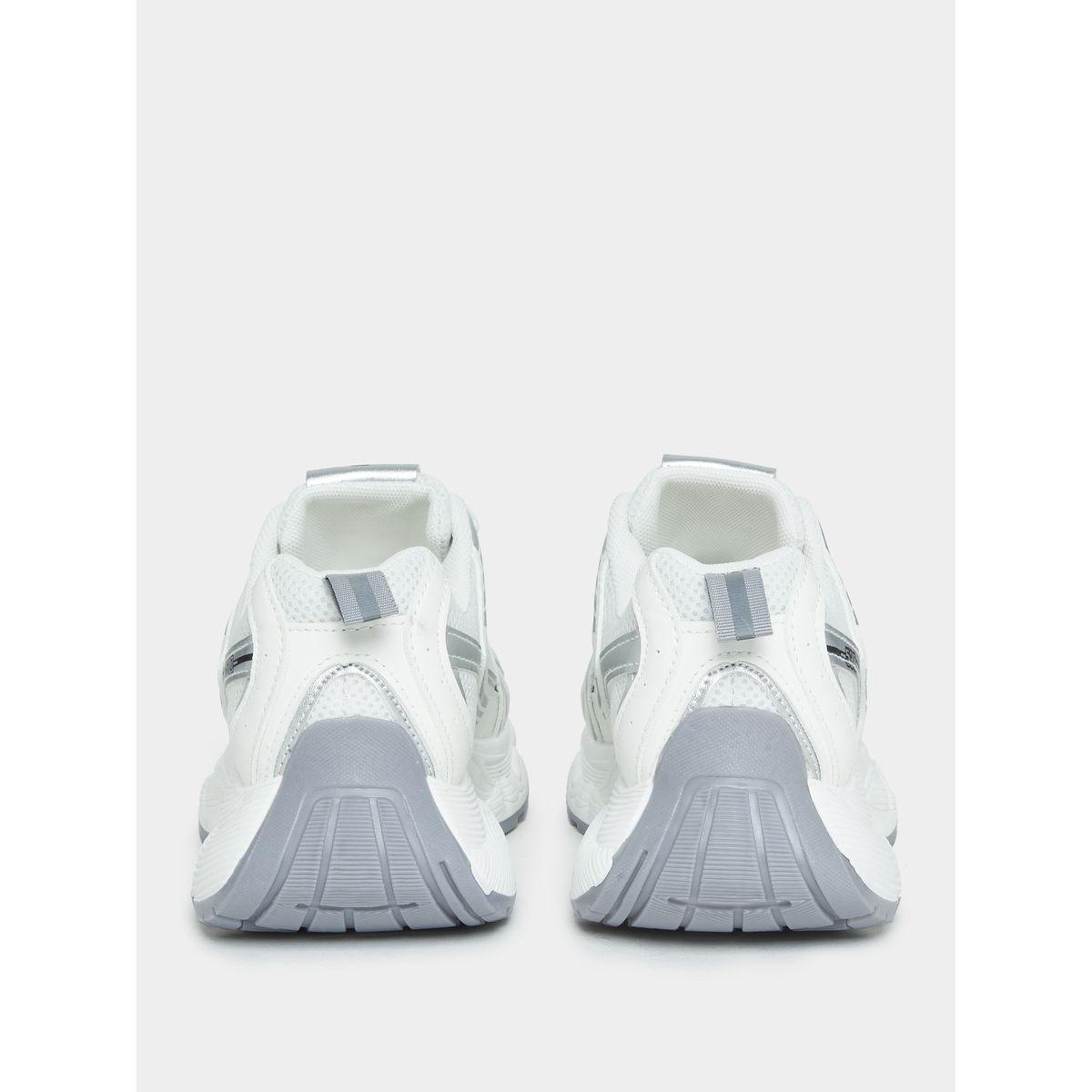 Styli Textured Lace Up Chunky Sole Sneakers-women-shoes-sneakers-image-3