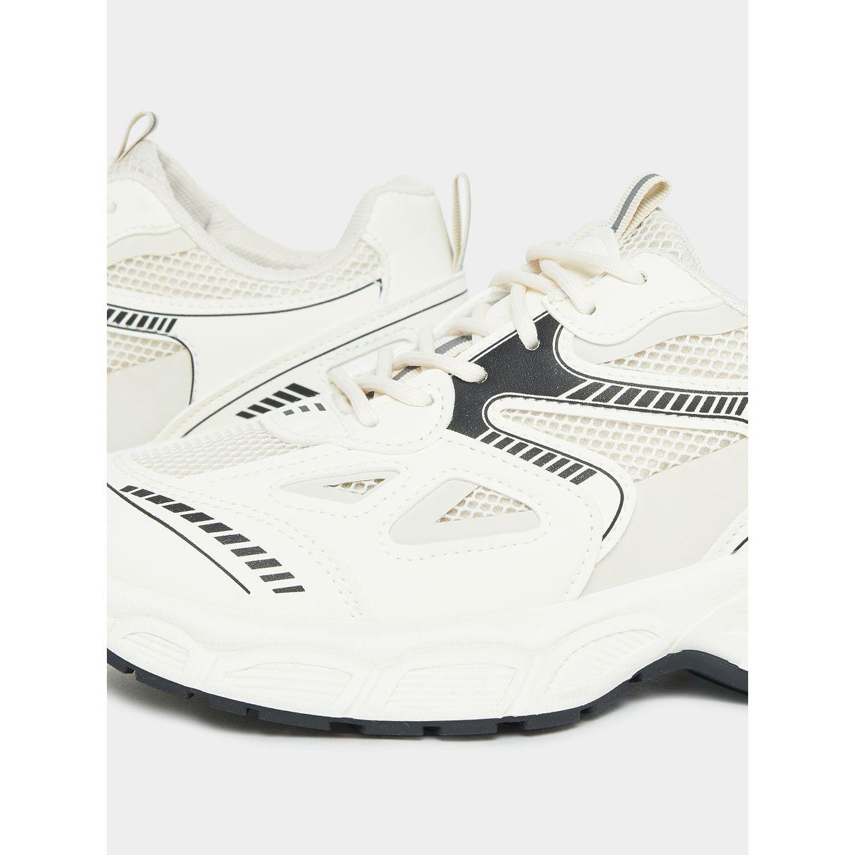 Styli Retro Street Style Textured Sneakers-women-shoes-sneakers-image-5