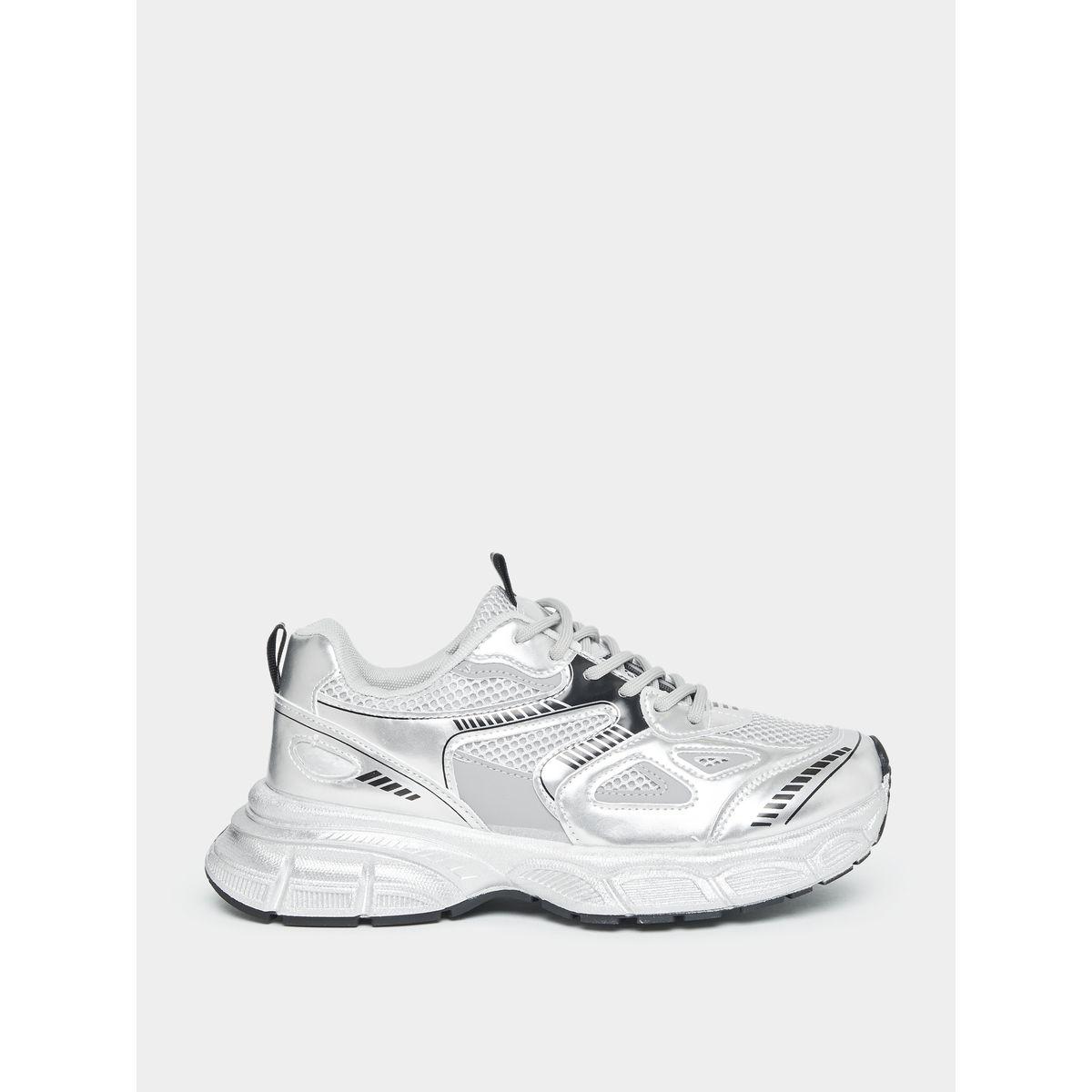Styli Retro Street Style Textured Sneakers-women-shoes-sneakers-image-3