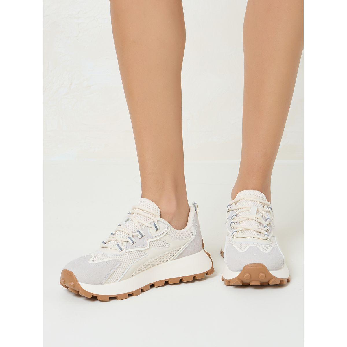 Styli Low Top Lace Up Mesh Sneakers-women-shoes-sneakers-image-1