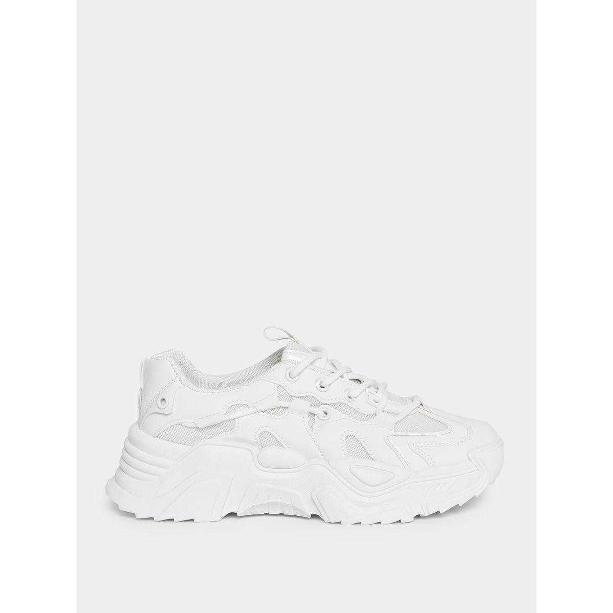 Styli Panelled Chunky Sole Sneakers-women-shoes-sneakers-image-3
