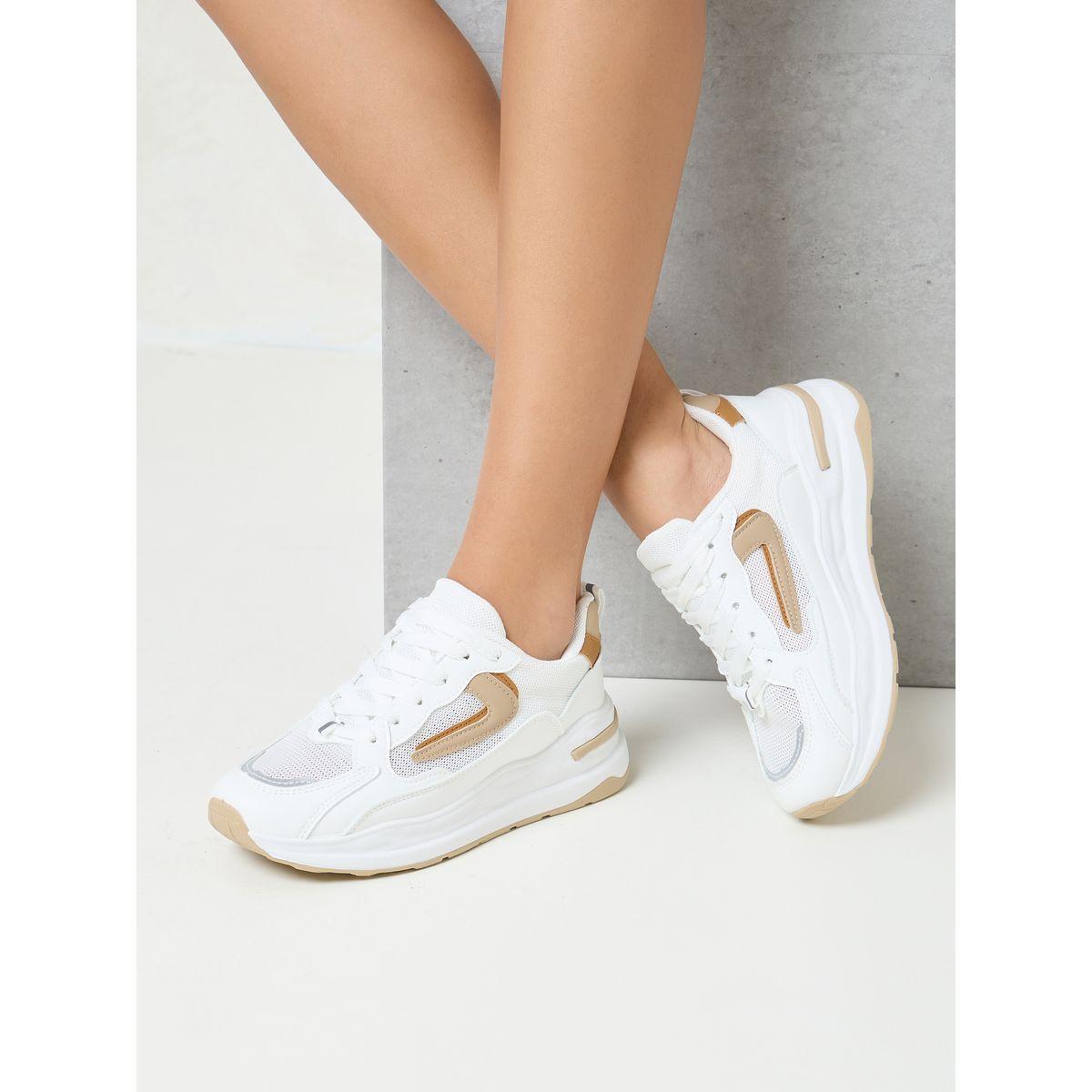 Styli Contrast Panel Chunky Retro Sneakers-women-shoes-sneakers-image-2