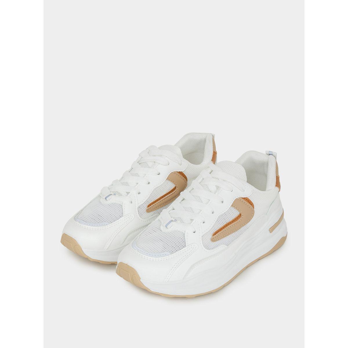 Styli Contrast Panel Chunky Retro Sneakers-women-shoes-sneakers-image-4