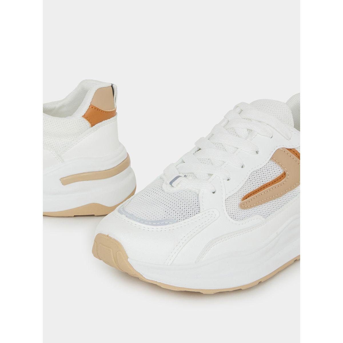 Styli Contrast Panel Chunky Retro Sneakers-women-shoes-sneakers-image-5