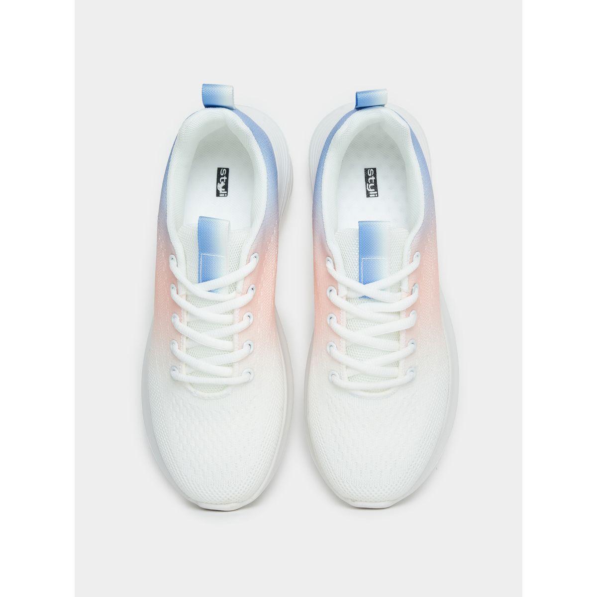 Styli Knitted Gradient Shade Sports Sneakers-women-shoes-sneakers-image-6