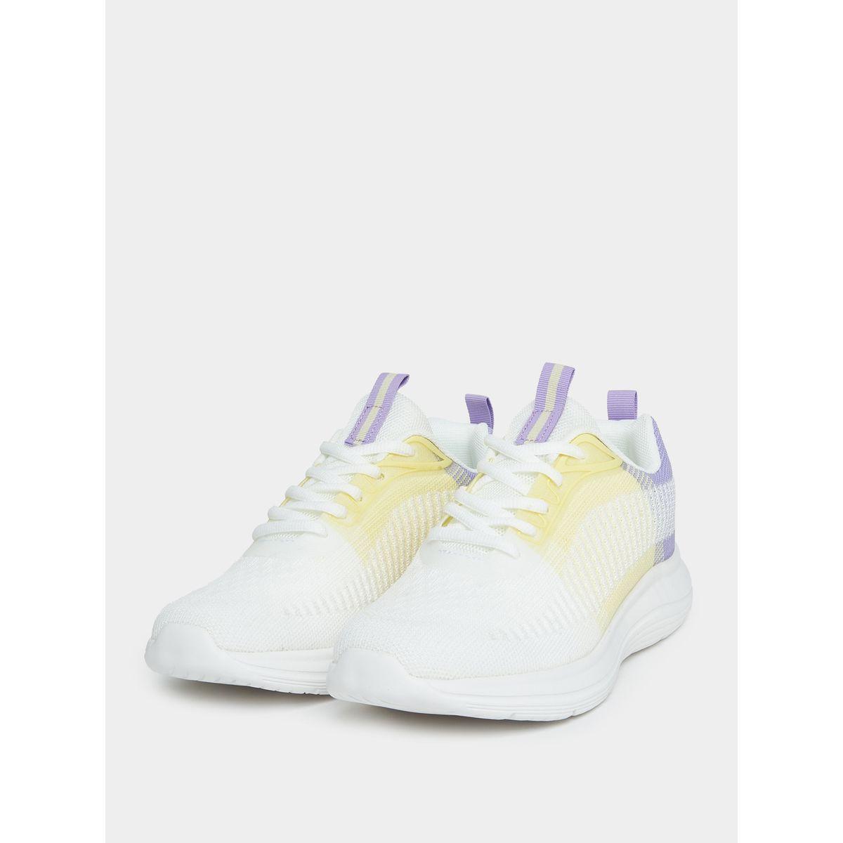 Styli Knitted Mesh Color Block Sports Sneakers-women-shoes-sneakers-image-2