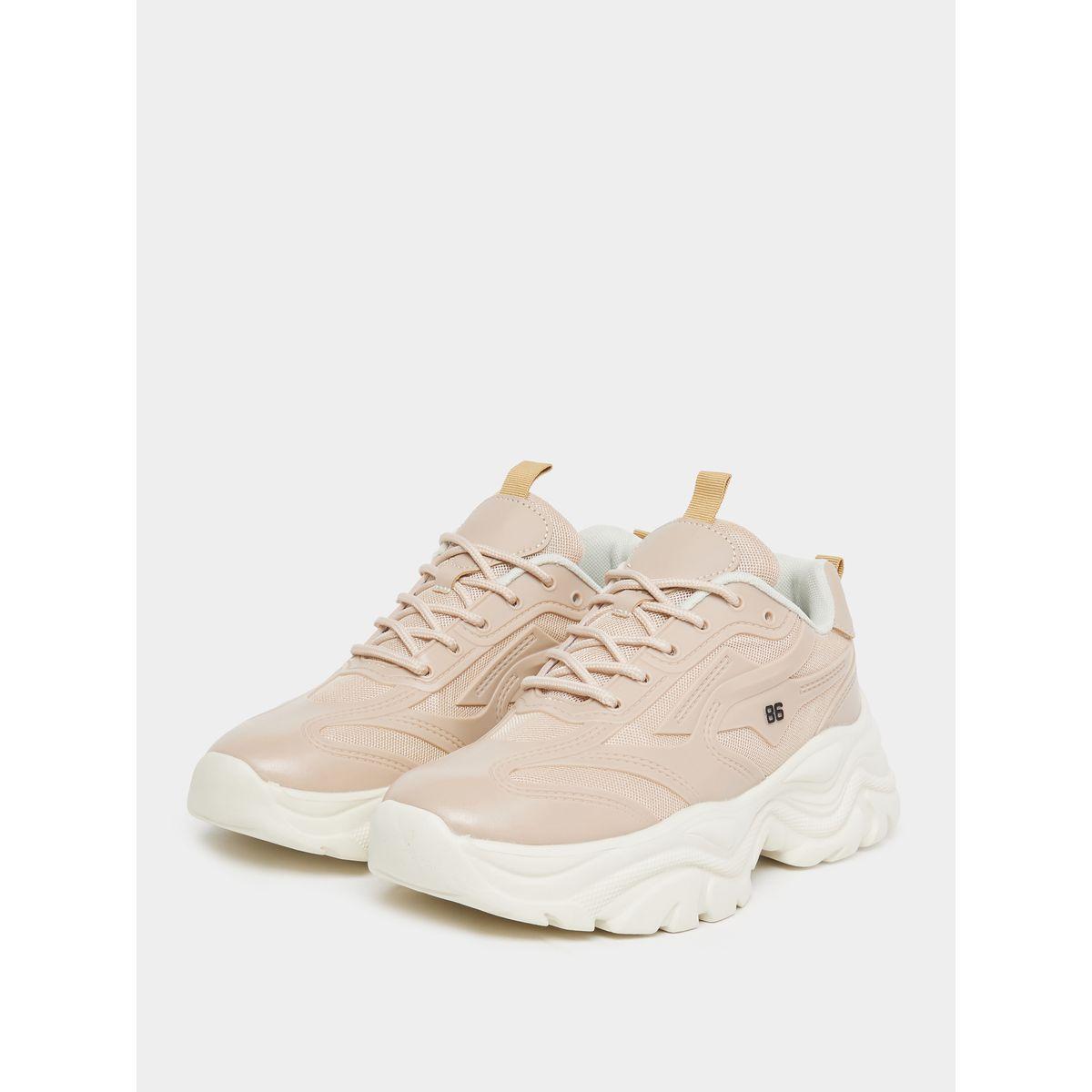 حذاء سنيكرز شانكي بتفاصيل بارزة الملمس-women-shoes-sneakers-image-5