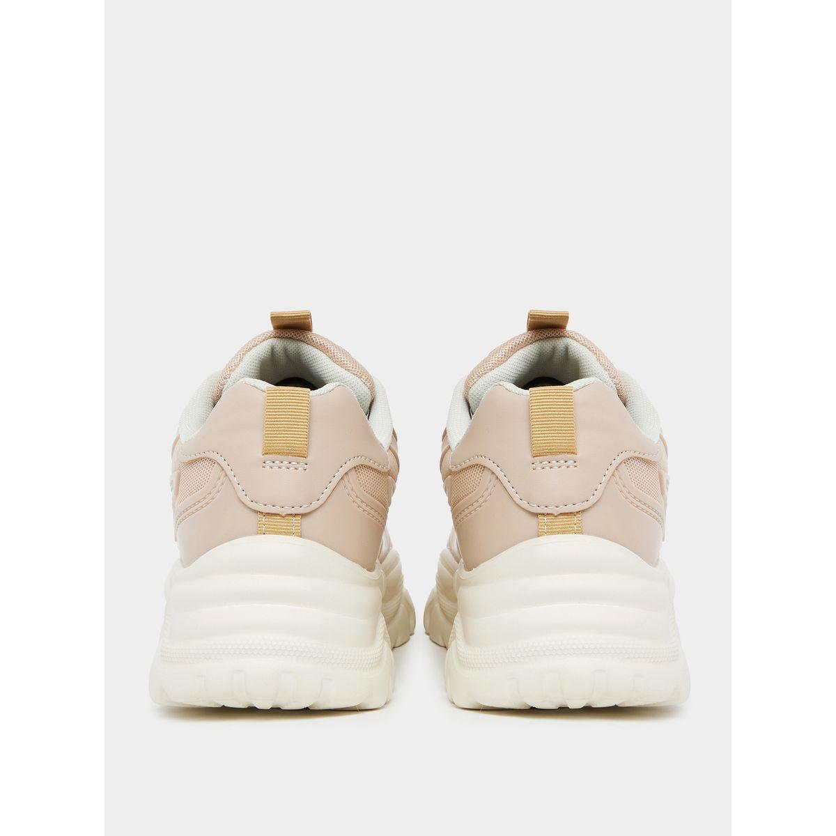 Styli Textured Web Design Chunky Sneakers-women-shoes-sneakers-image-5