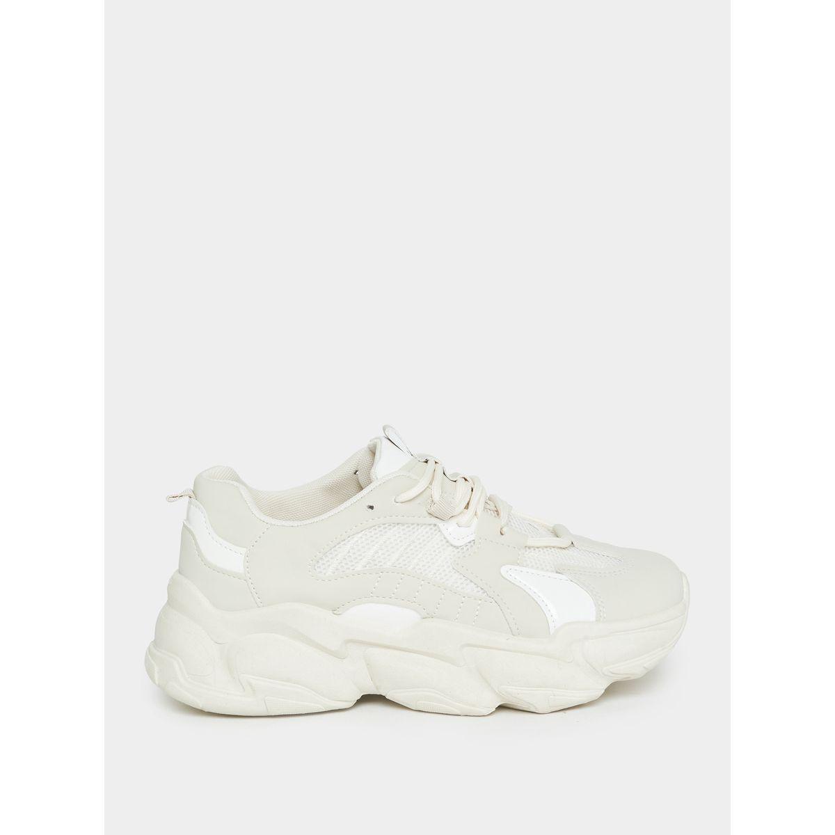 Styli Mesh Detail Chunky Sneakers-women-shoes-sneakers-image-2