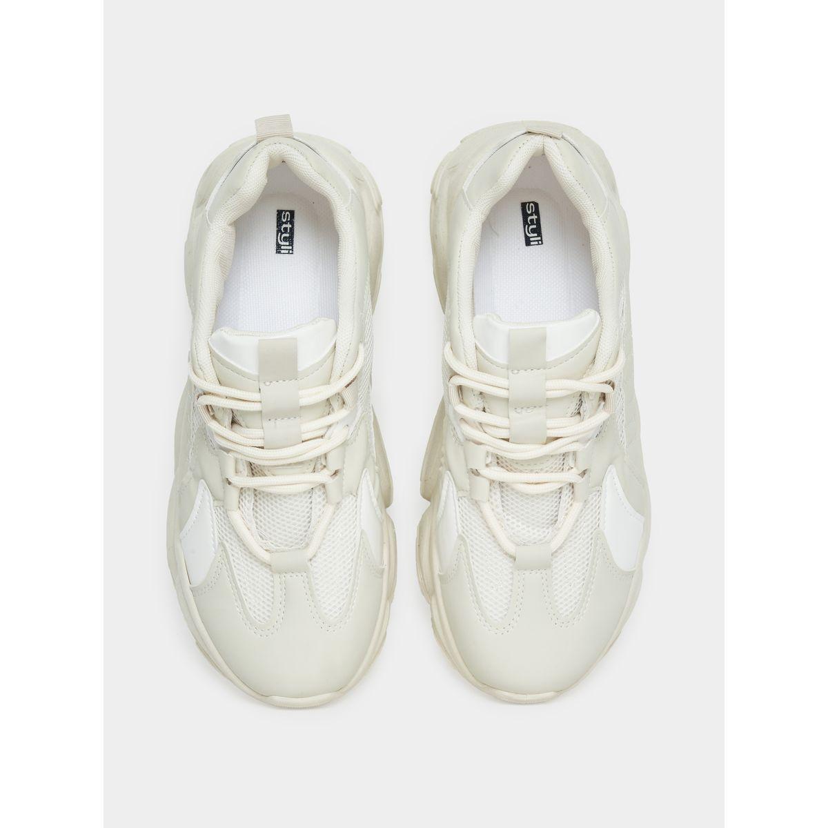 Styli Mesh Detail Chunky Sneakers-women-shoes-sneakers-image-5