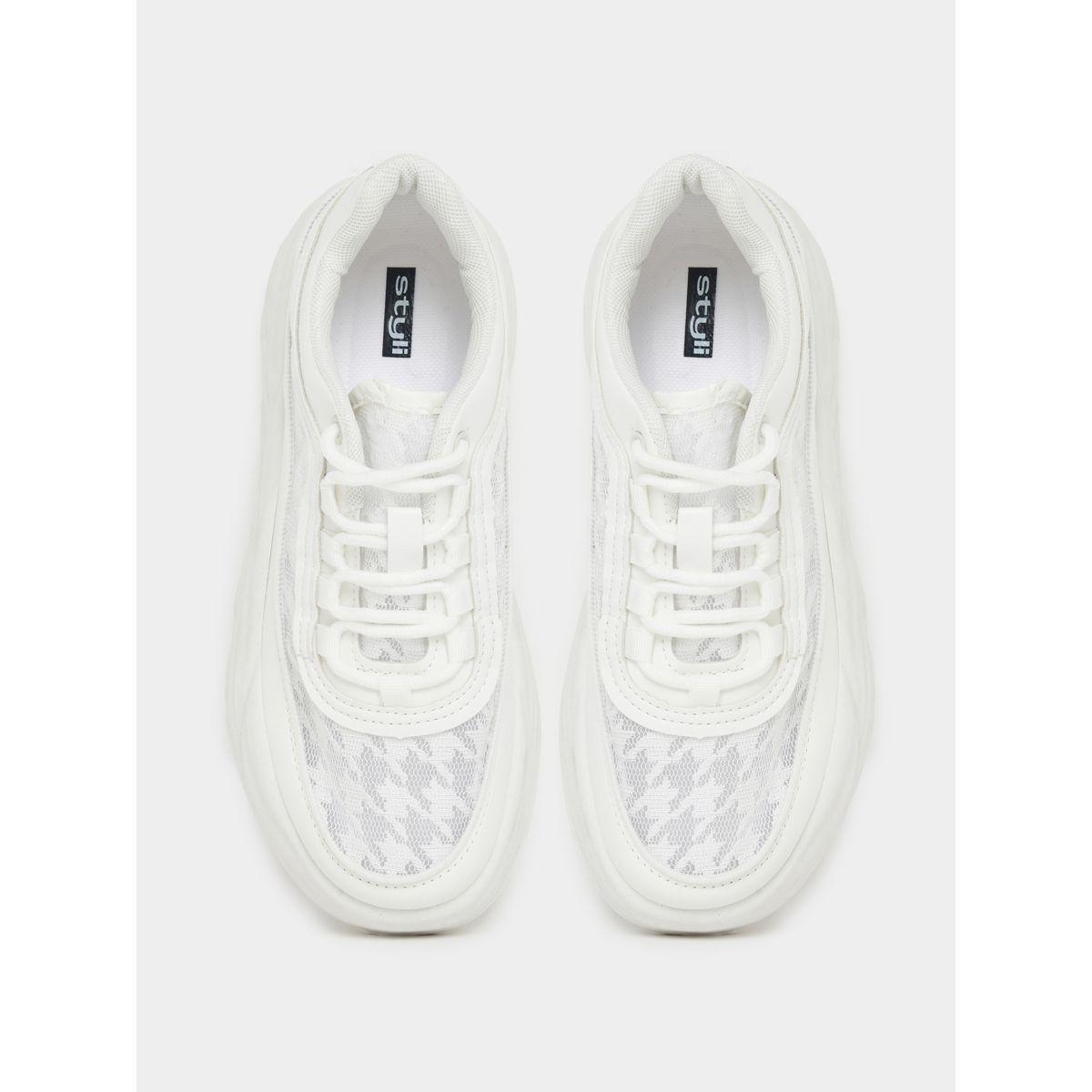 Styli Textured Chunky Mesh Platform Sneakers-women-shoes-sneakers-image-6