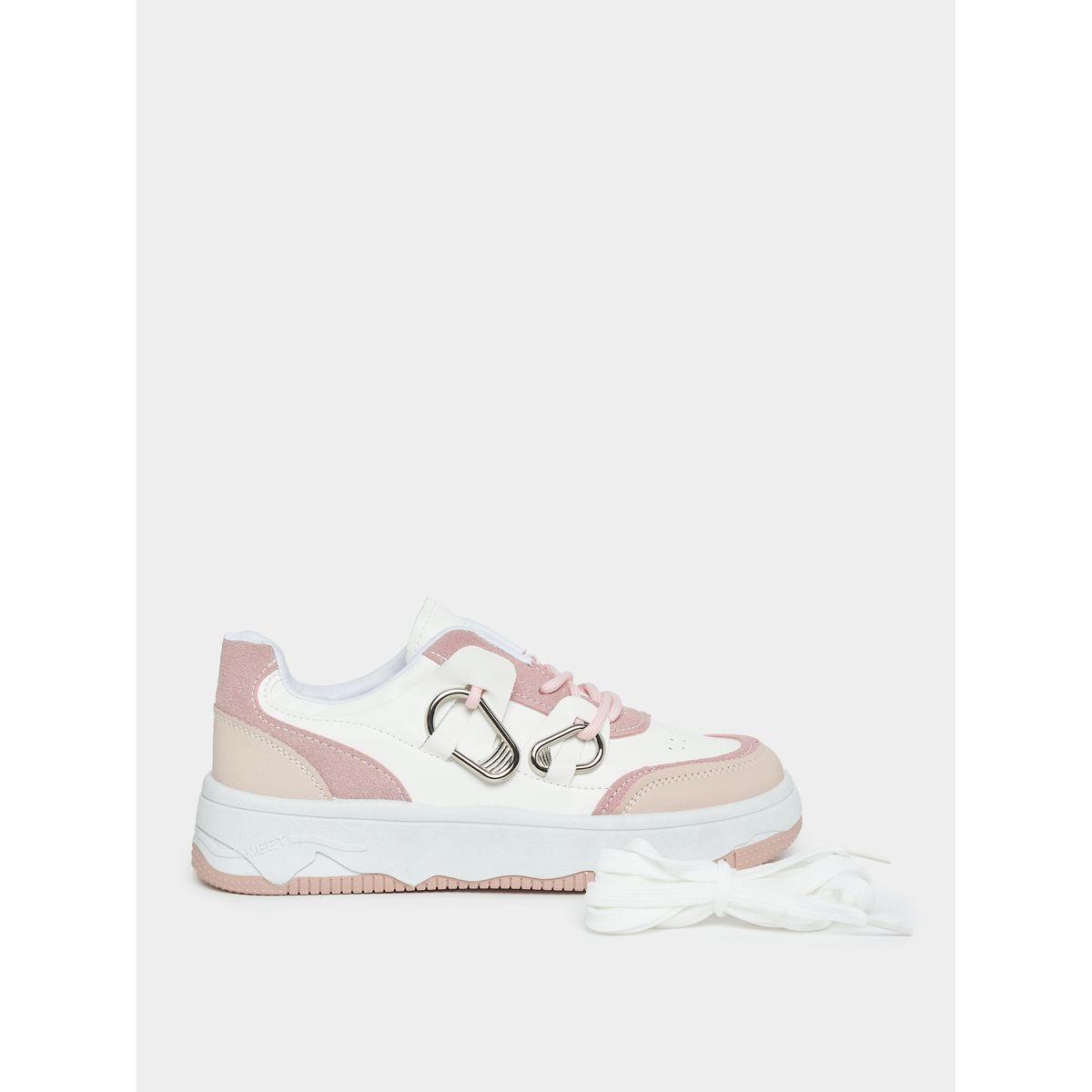 Styli Metal Accent Sneakers with Interchangeable Lace-women-shoes-sneakers-image-5