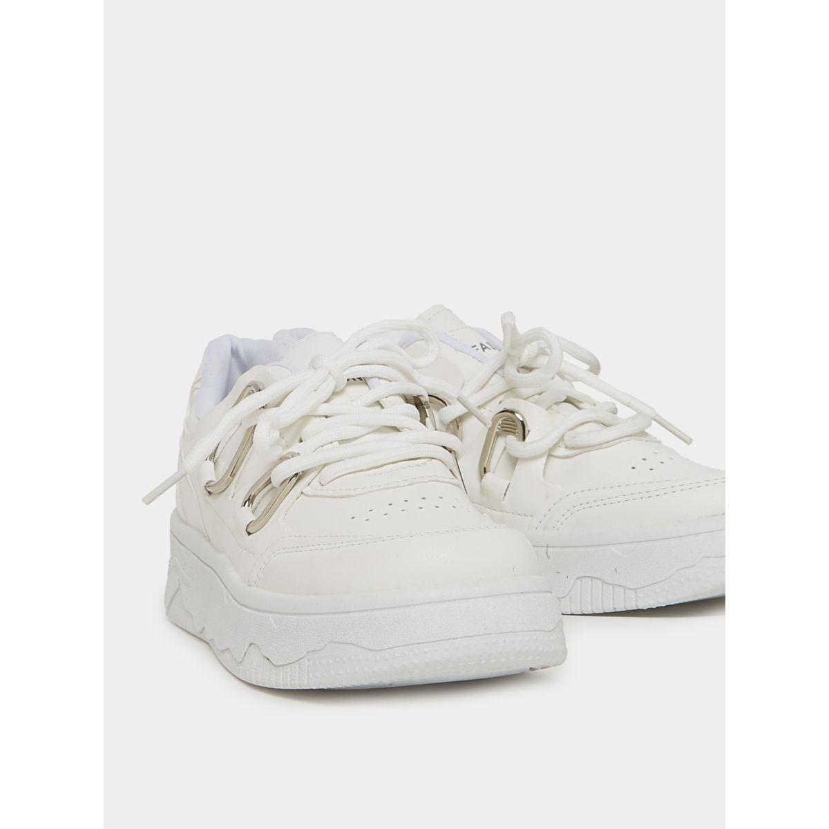 Styli Lace Up Metal Detail Platform Sneakers-women-shoes-sneakers-image-3