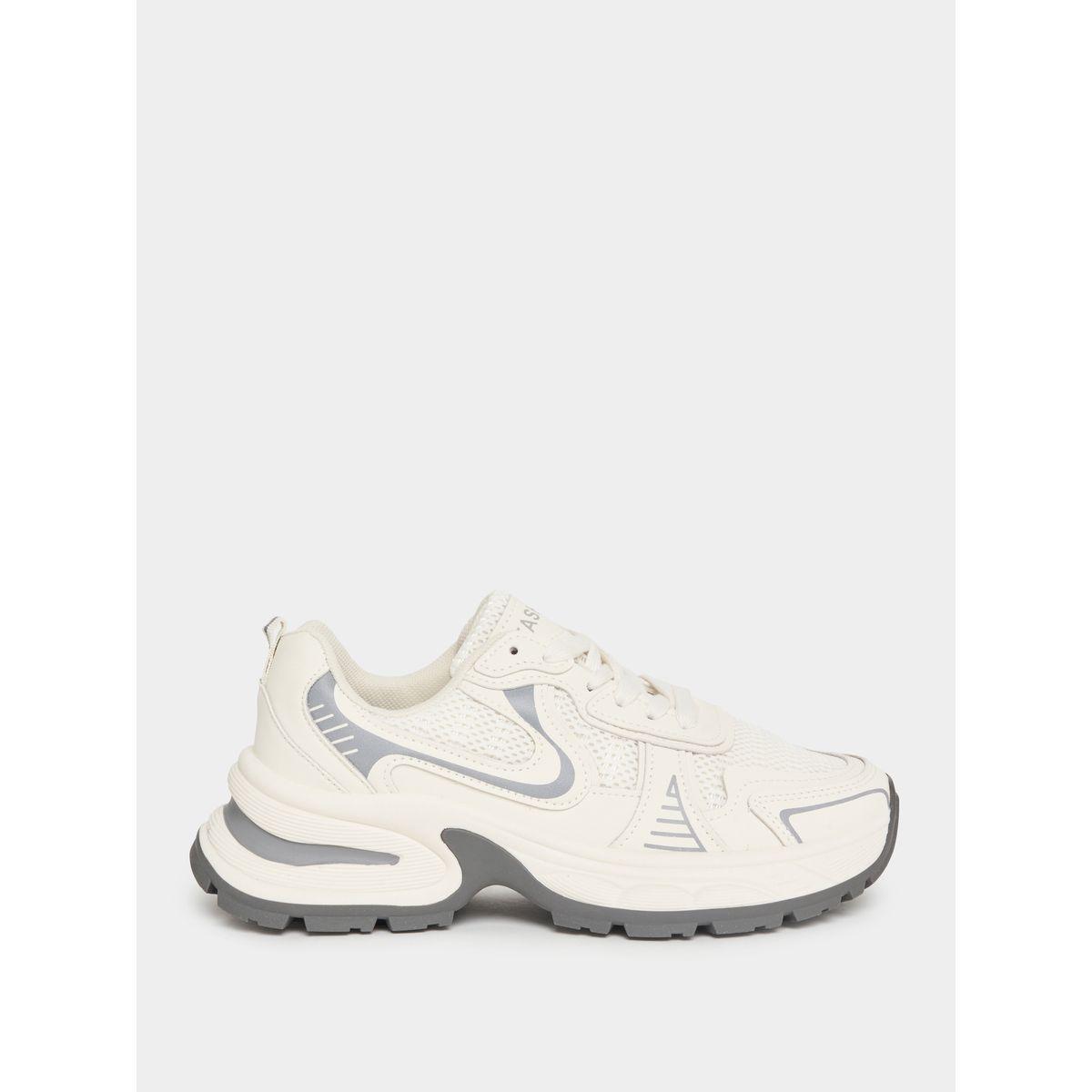 Styli Textured Chunky Mesh Sneakers-women-shoes-sneakers-image-2