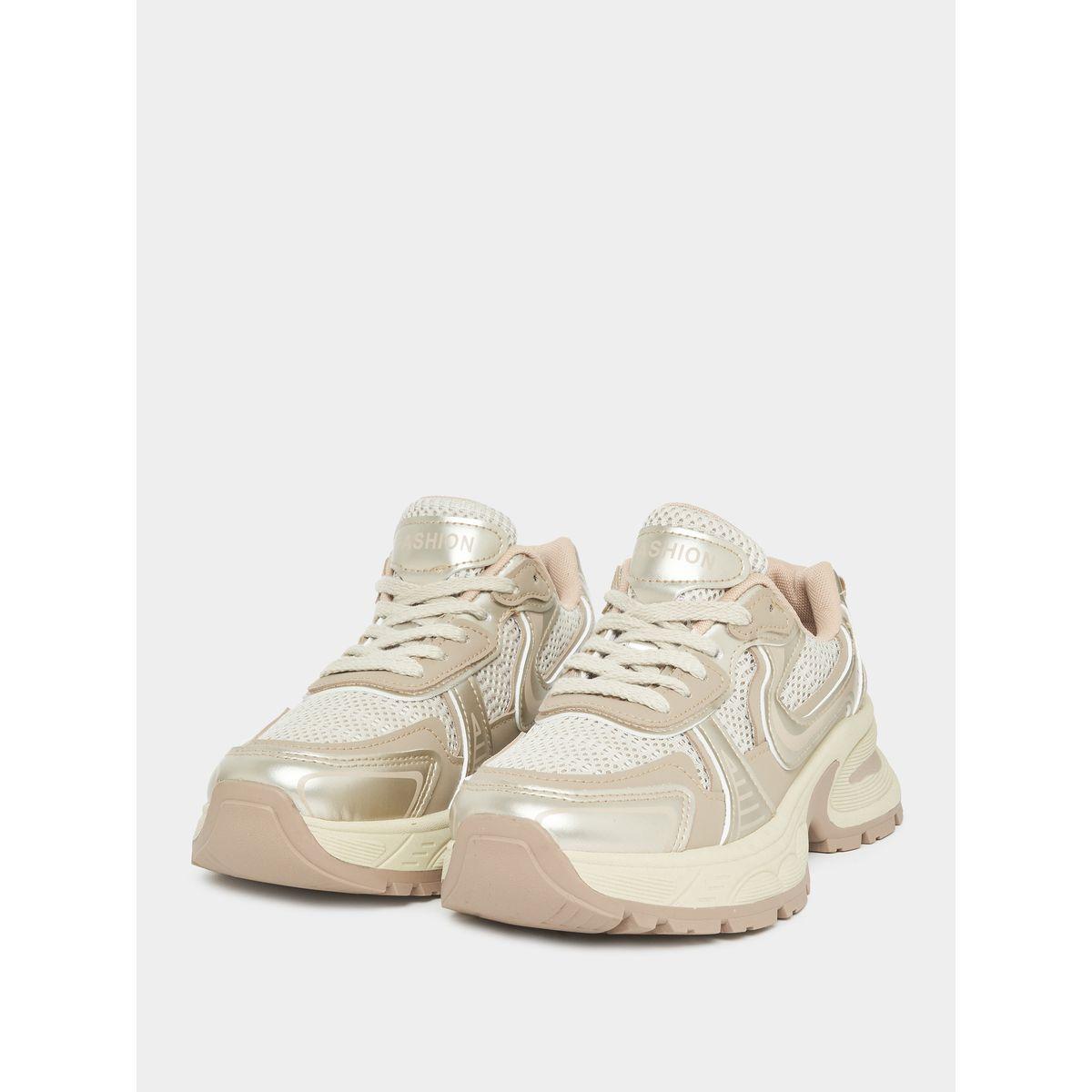 حذاء سنيكرز بكعب شانكي وتفاصيل شبكية-women-shoes-sneakers-image-1