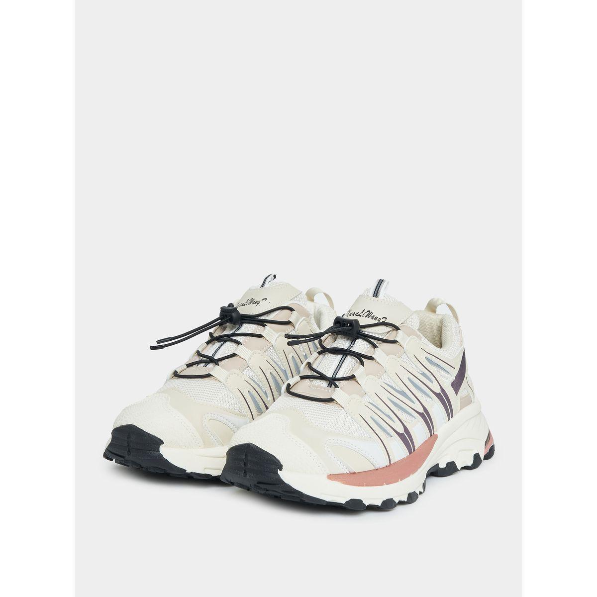 Styli Textured Color Block Web Design Sneakers-women-shoes-sneakers-image-2