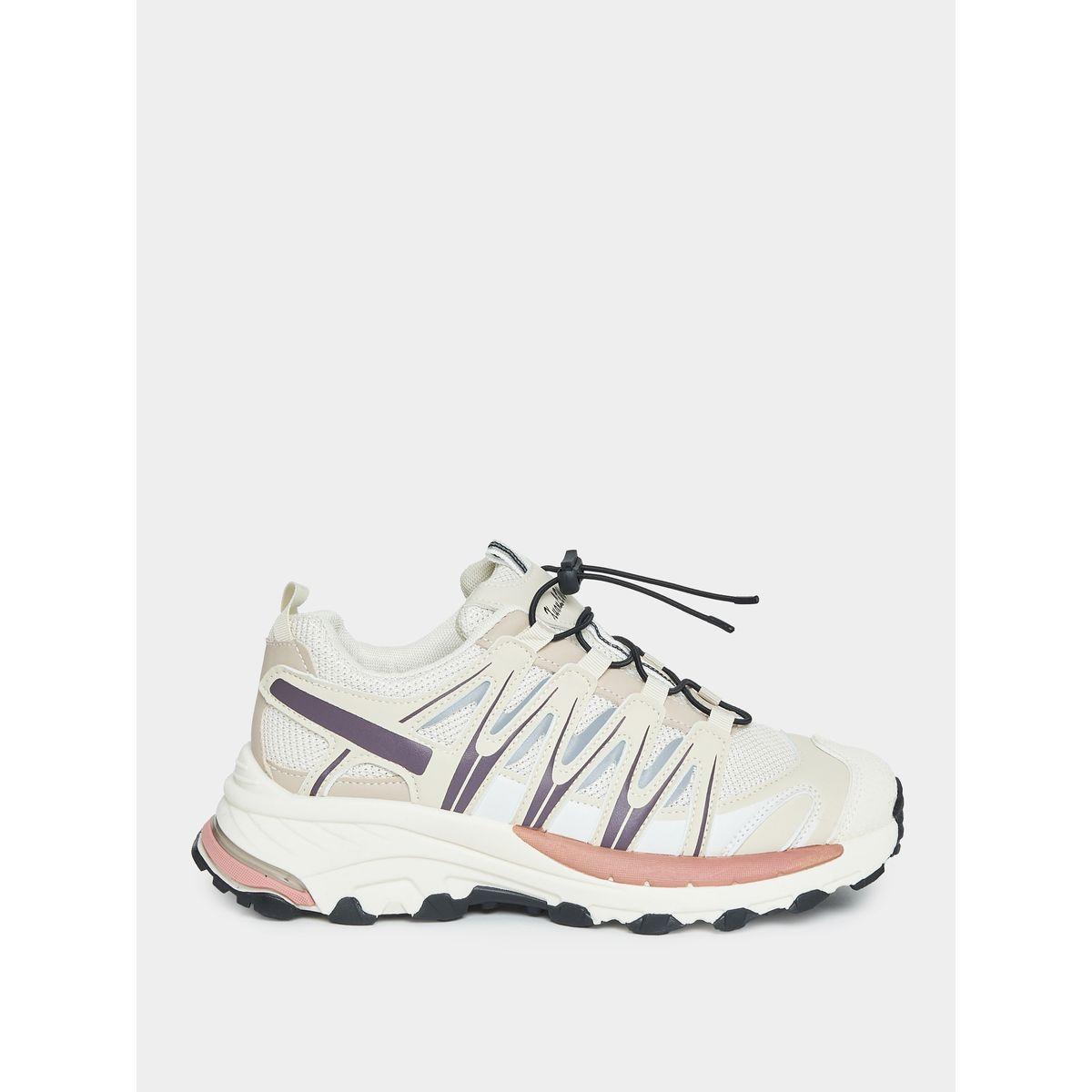 Styli Textured Color Block Web Design Sneakers-women-shoes-sneakers-image-3
