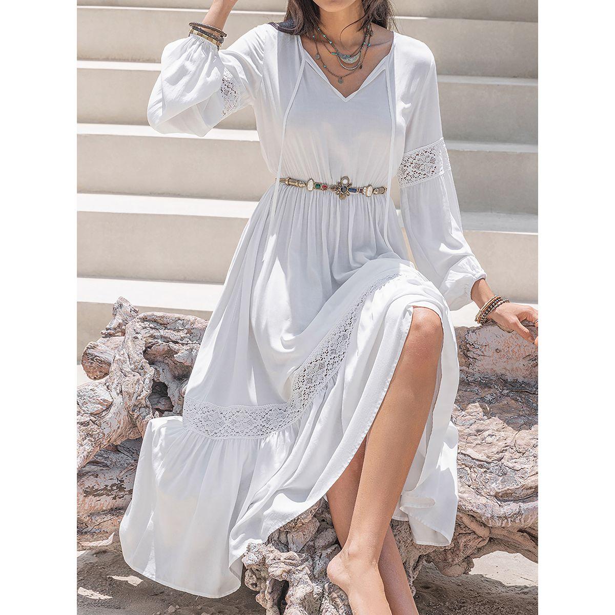 Russty Dustty X Styli Russty Dustty Lace Insert Tiered Midi Dress with Bishop Sleeve-women-clothing-dresses-image-8
