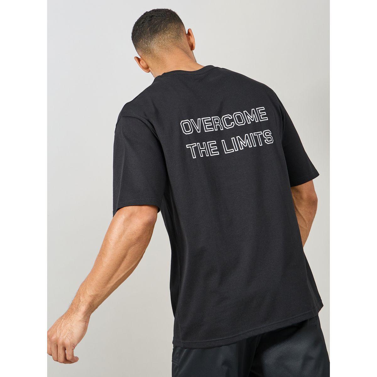 Styli Active Cotton Rich Front & Back Print Oversized Athleisure T-Shirt-men-clothing-sportswearandactivewear-tshirtsandpolos-image-1